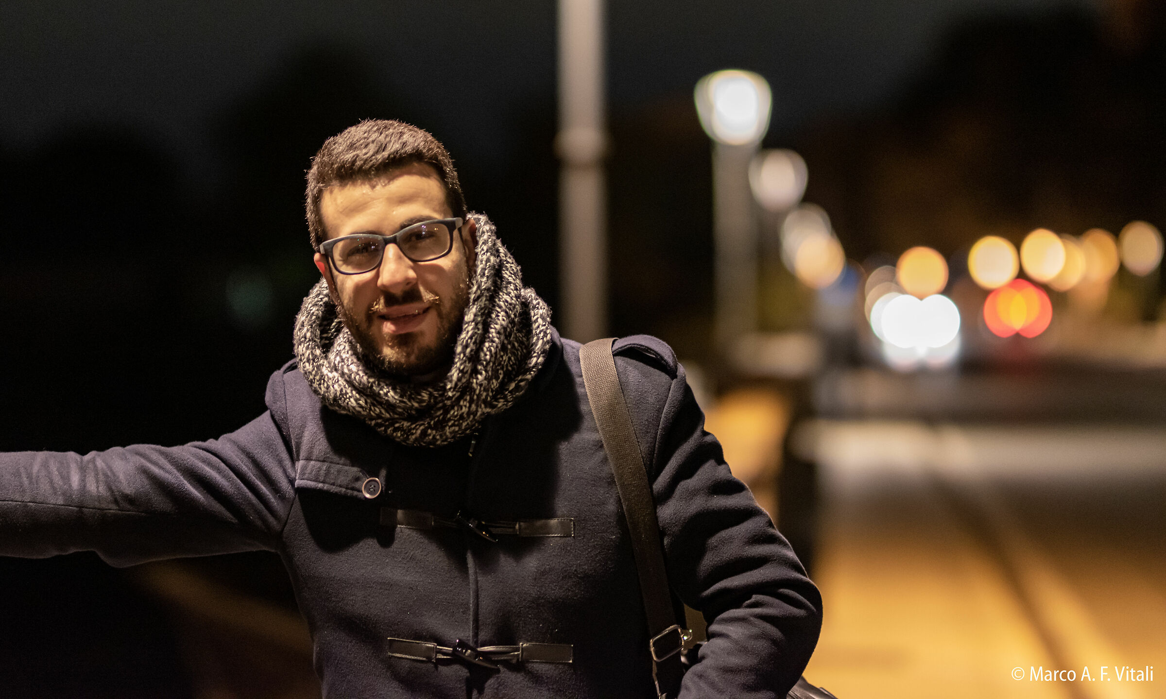 David on the Ariccia Bridge