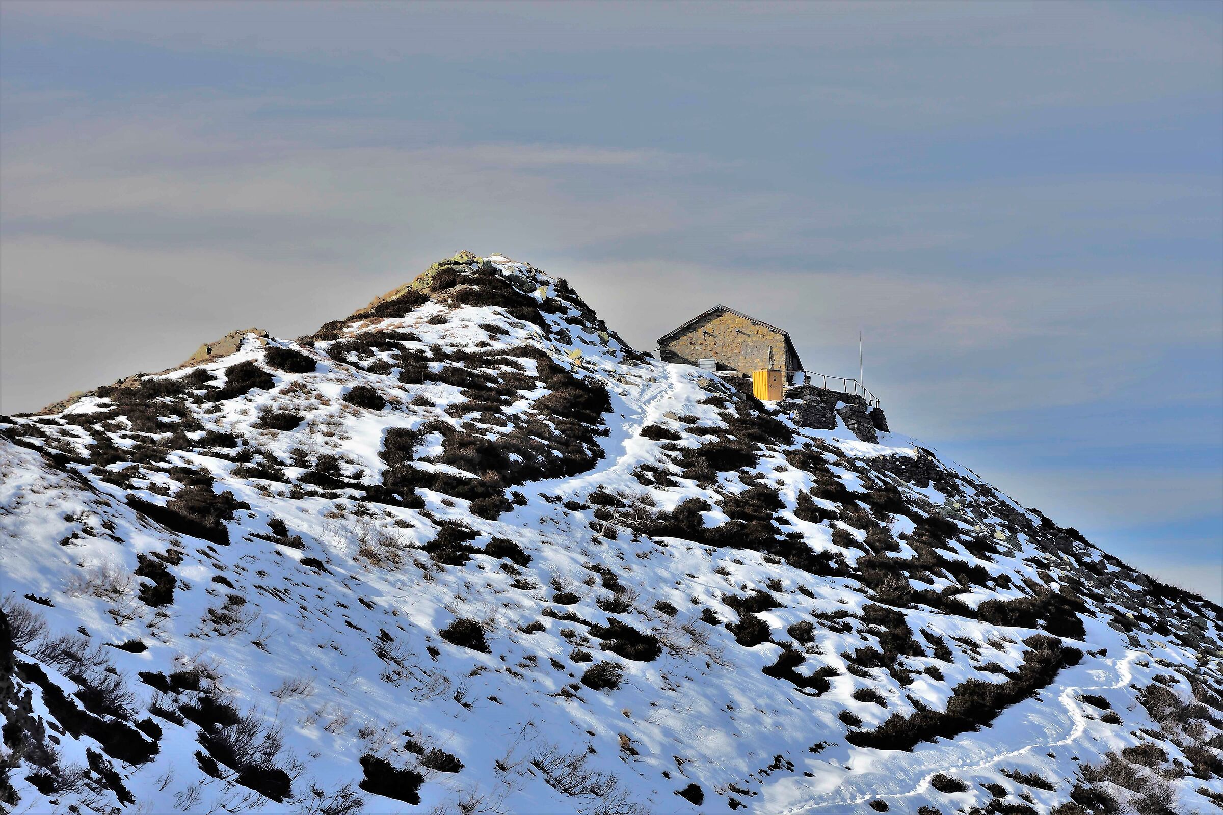la cima del Gambarogno con la stalla piu' alta