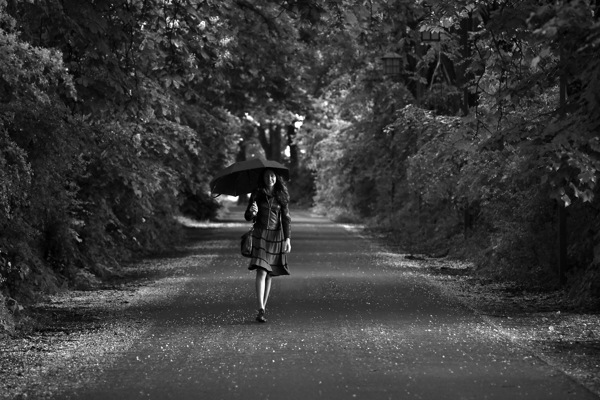 Passeggiando sotto la pioggia