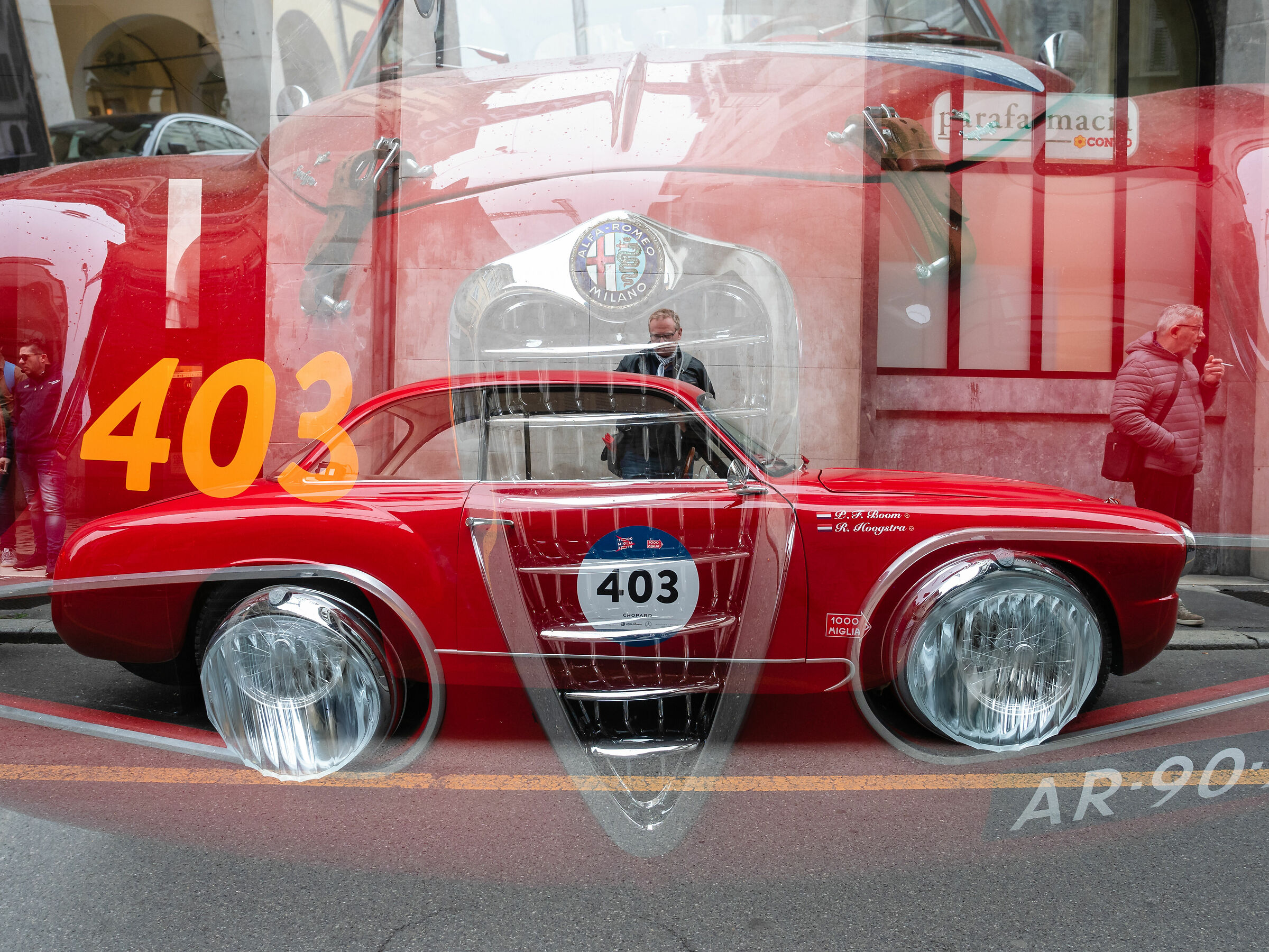 1000 miglia:alfa romeo 1900 c super sprint. 1956