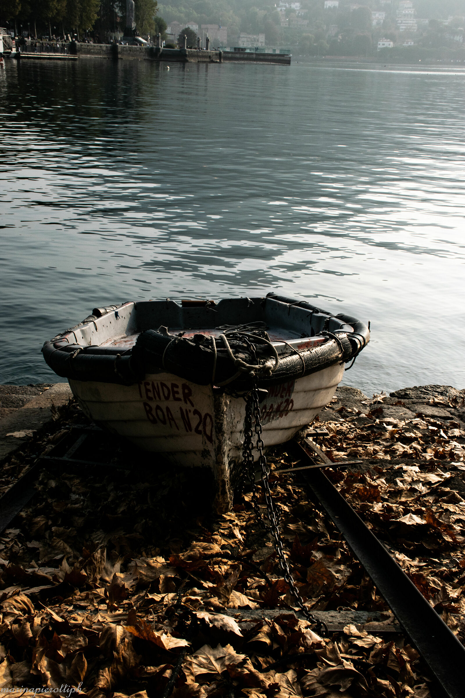 su quel braccio del lago di Como....