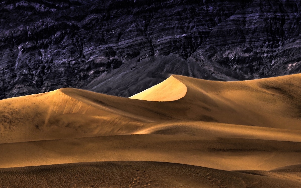 Sunset at Mesquite Flat Sand Dunes