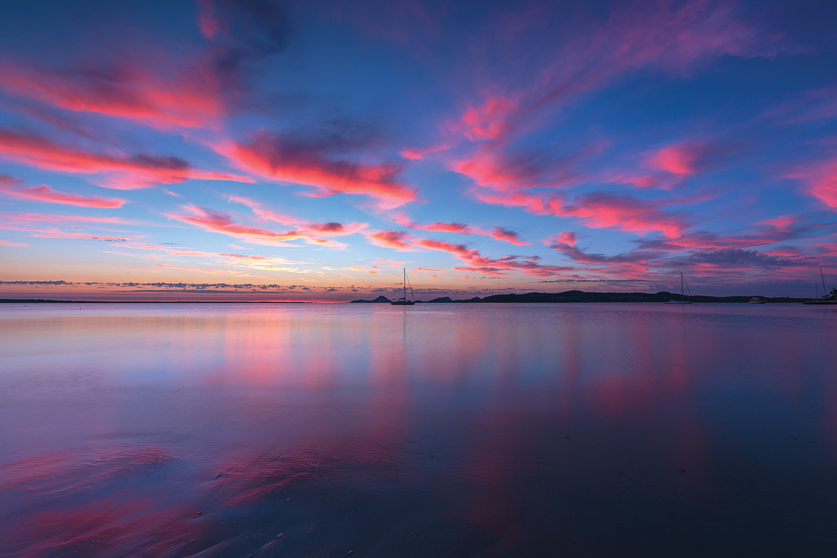 Sunrise from Salamaner bay