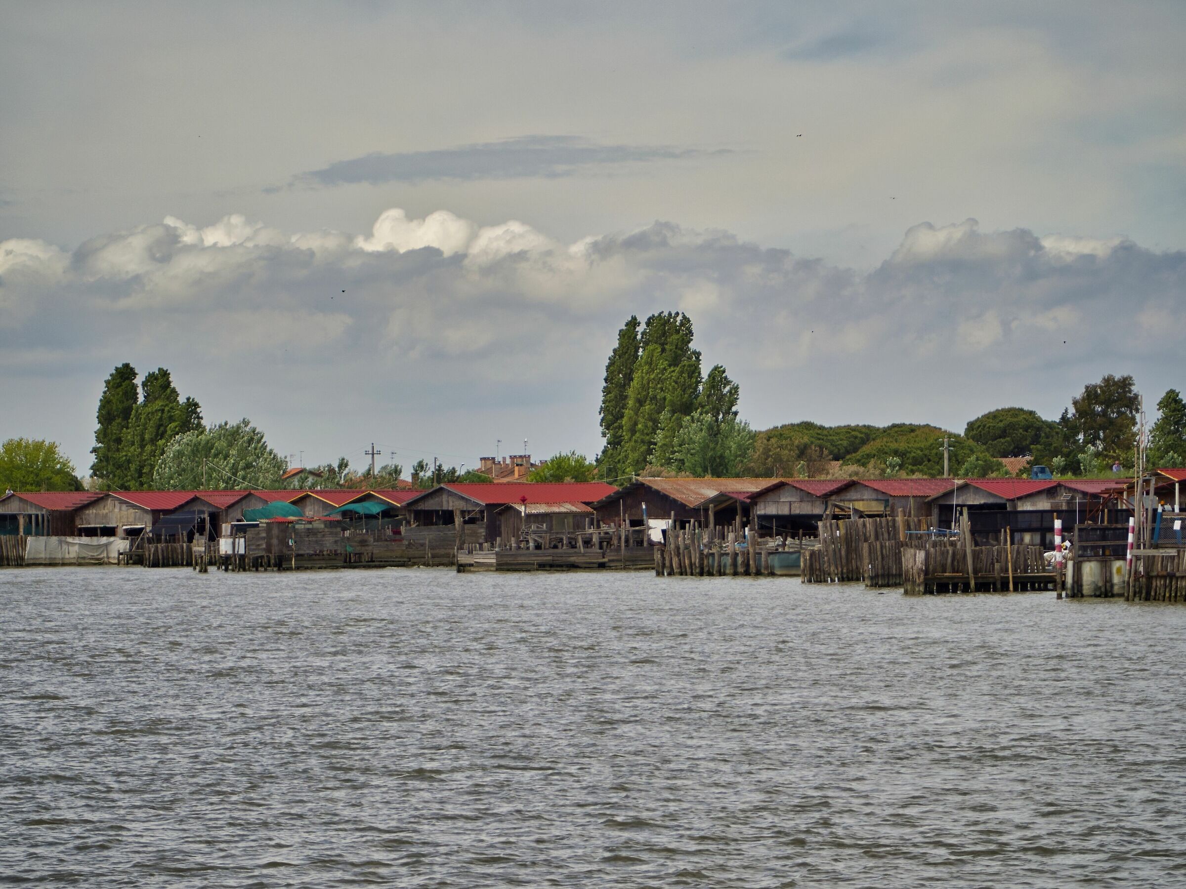 Settlement of fishermen at the mouths of the Po