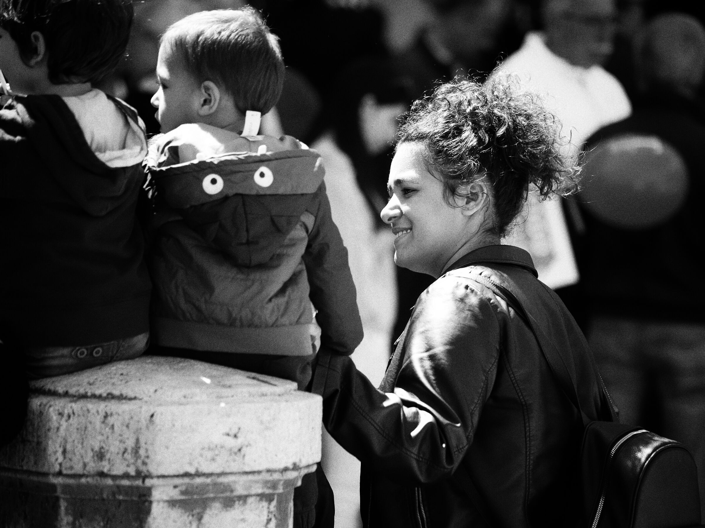 Il sorriso di una mamma