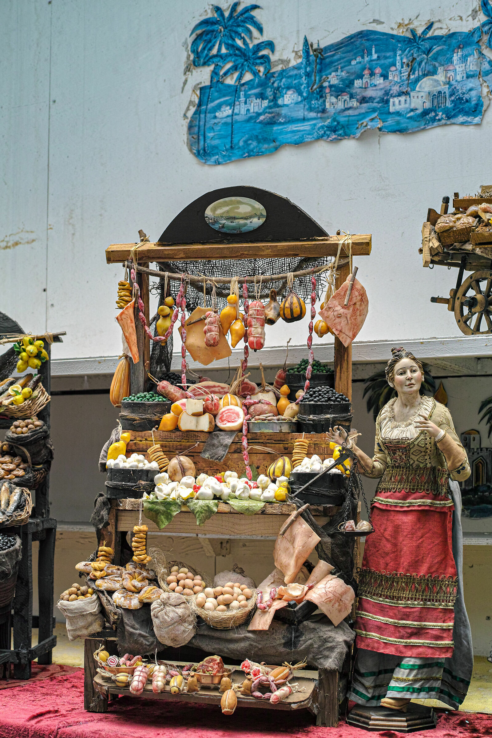 presepe-bancarella salumeria