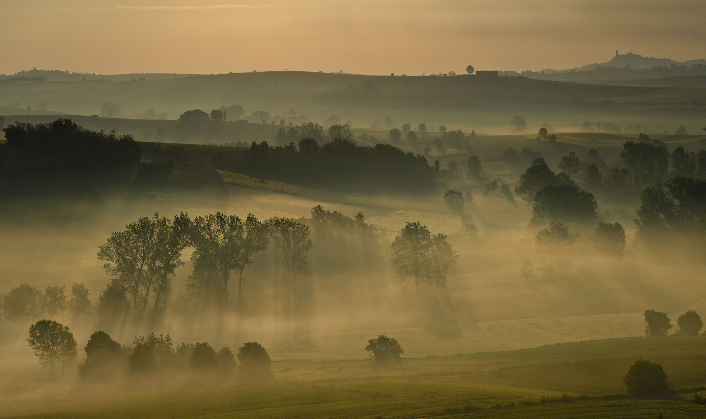 And finally the light pierced the fog