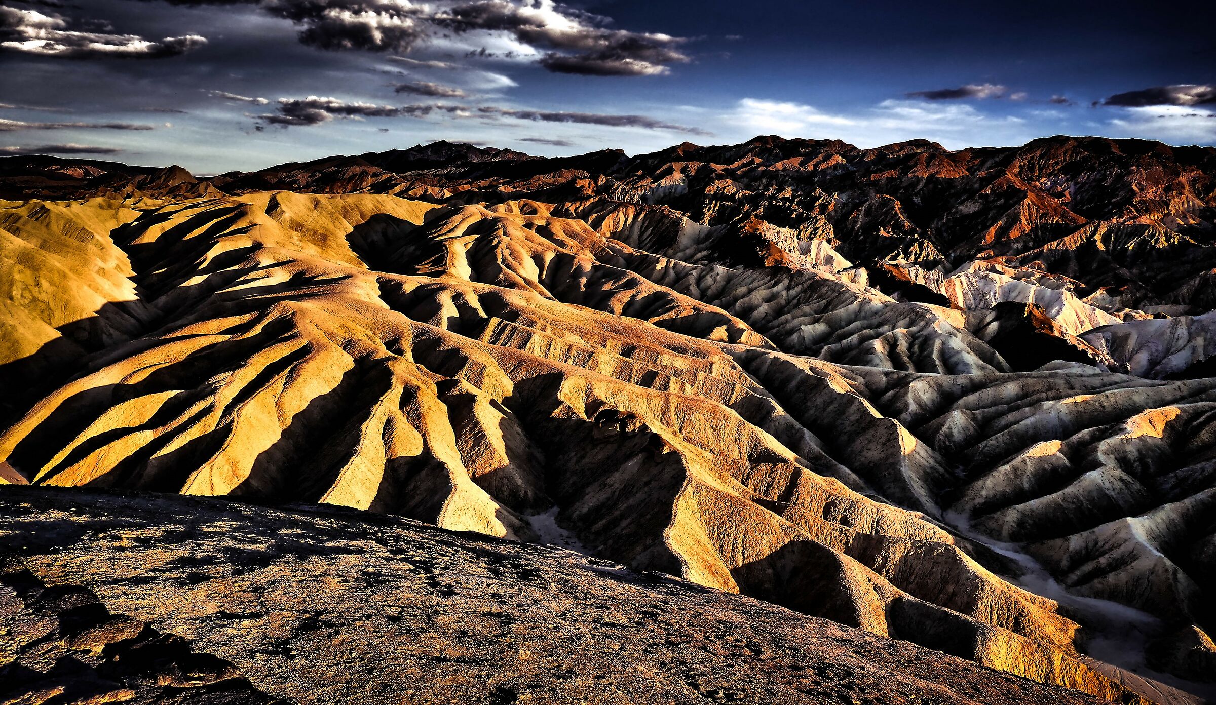 Sunset at Zabriskie Point