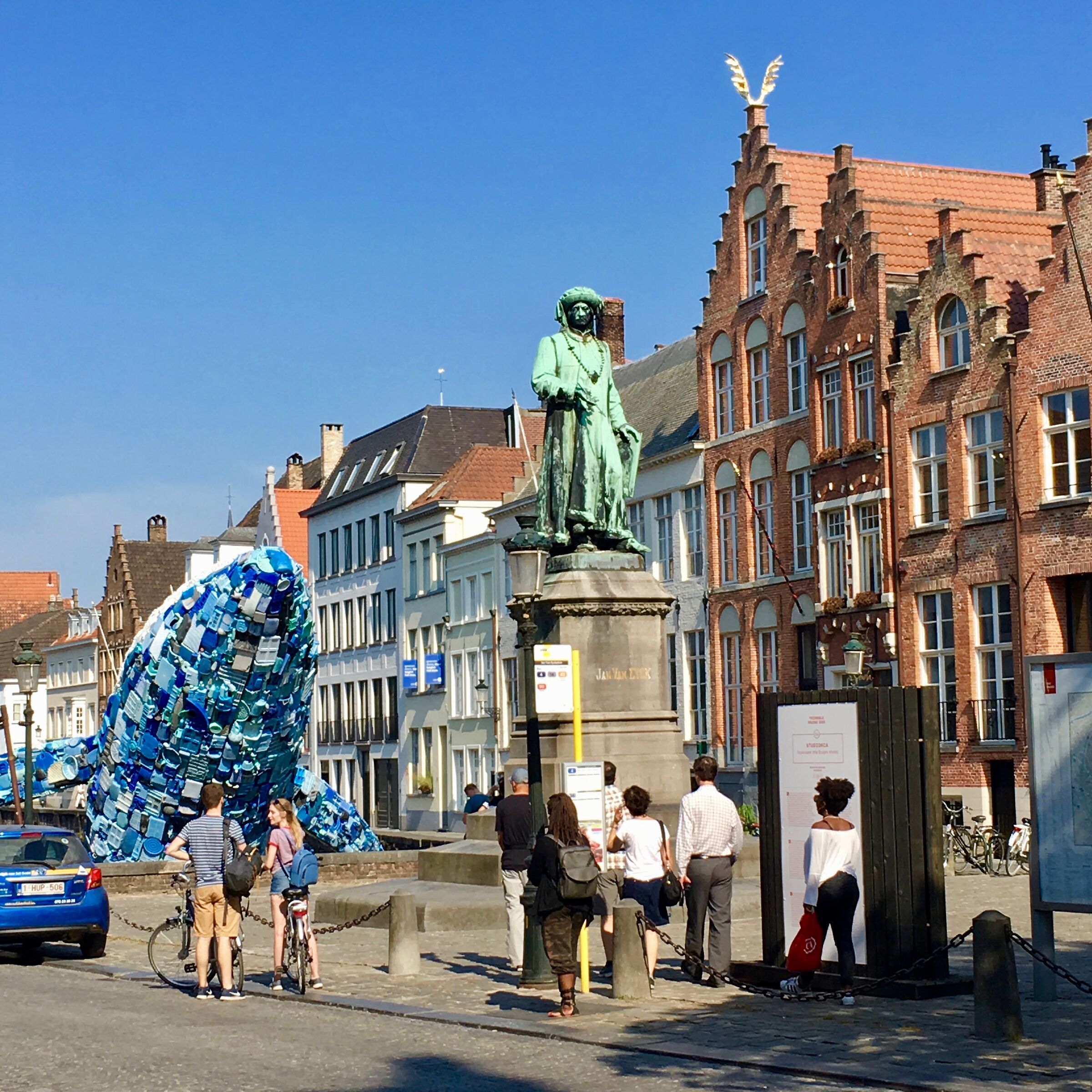 Staircase of statues