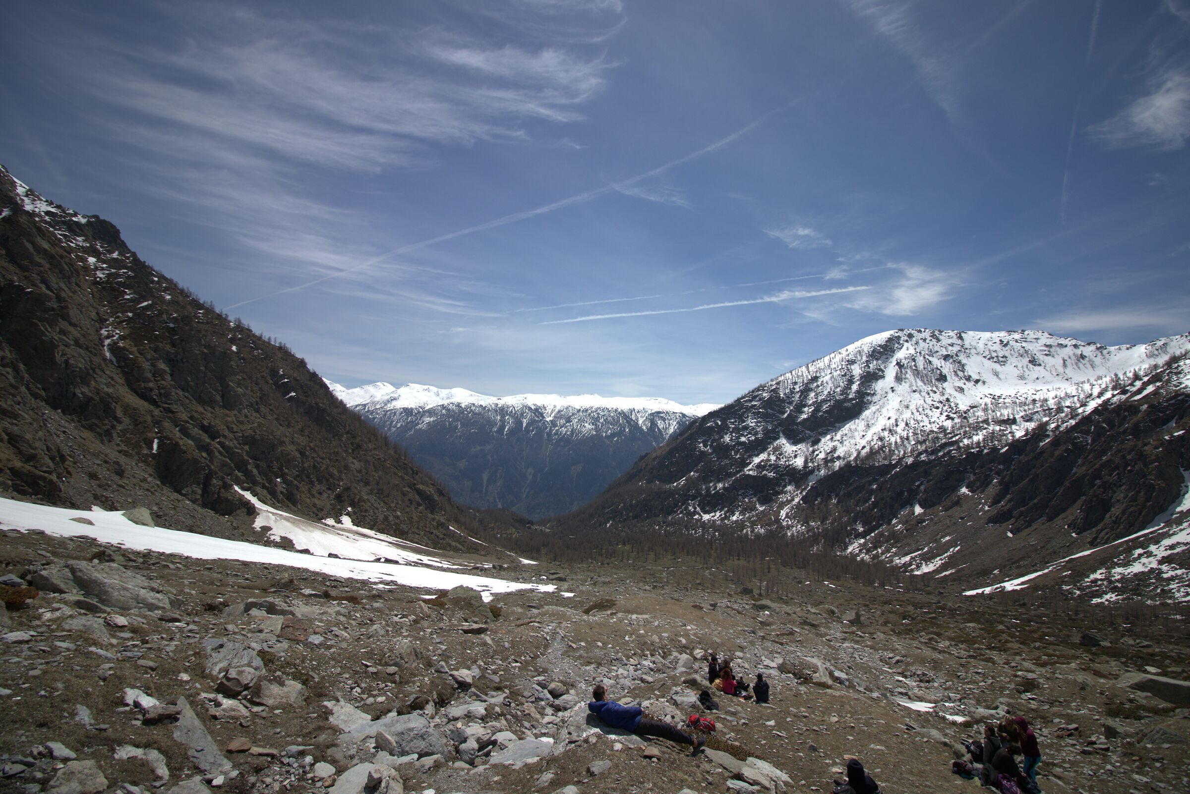 One of the first peaks-Levi Molinari Refuge