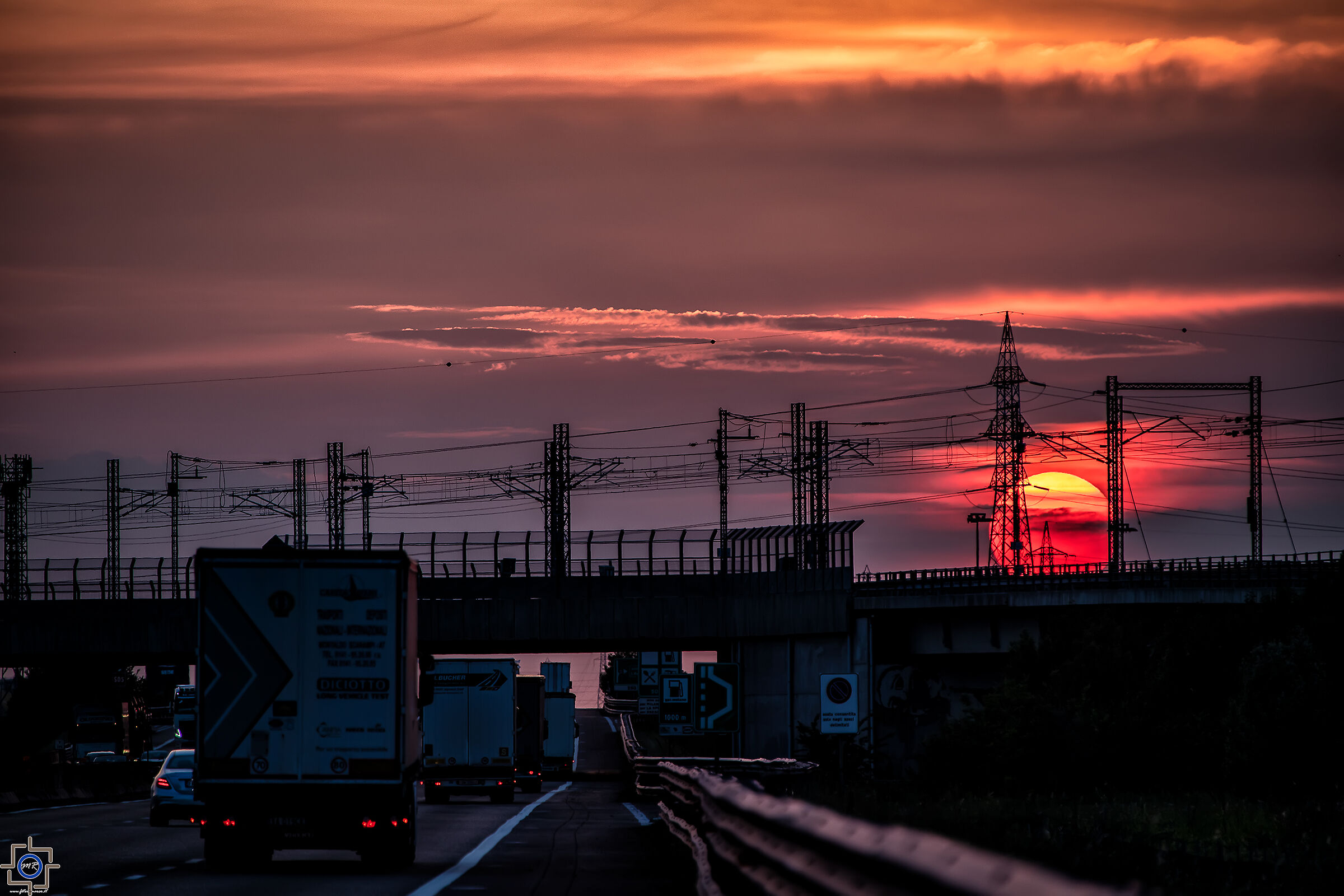 Traveling towards evening