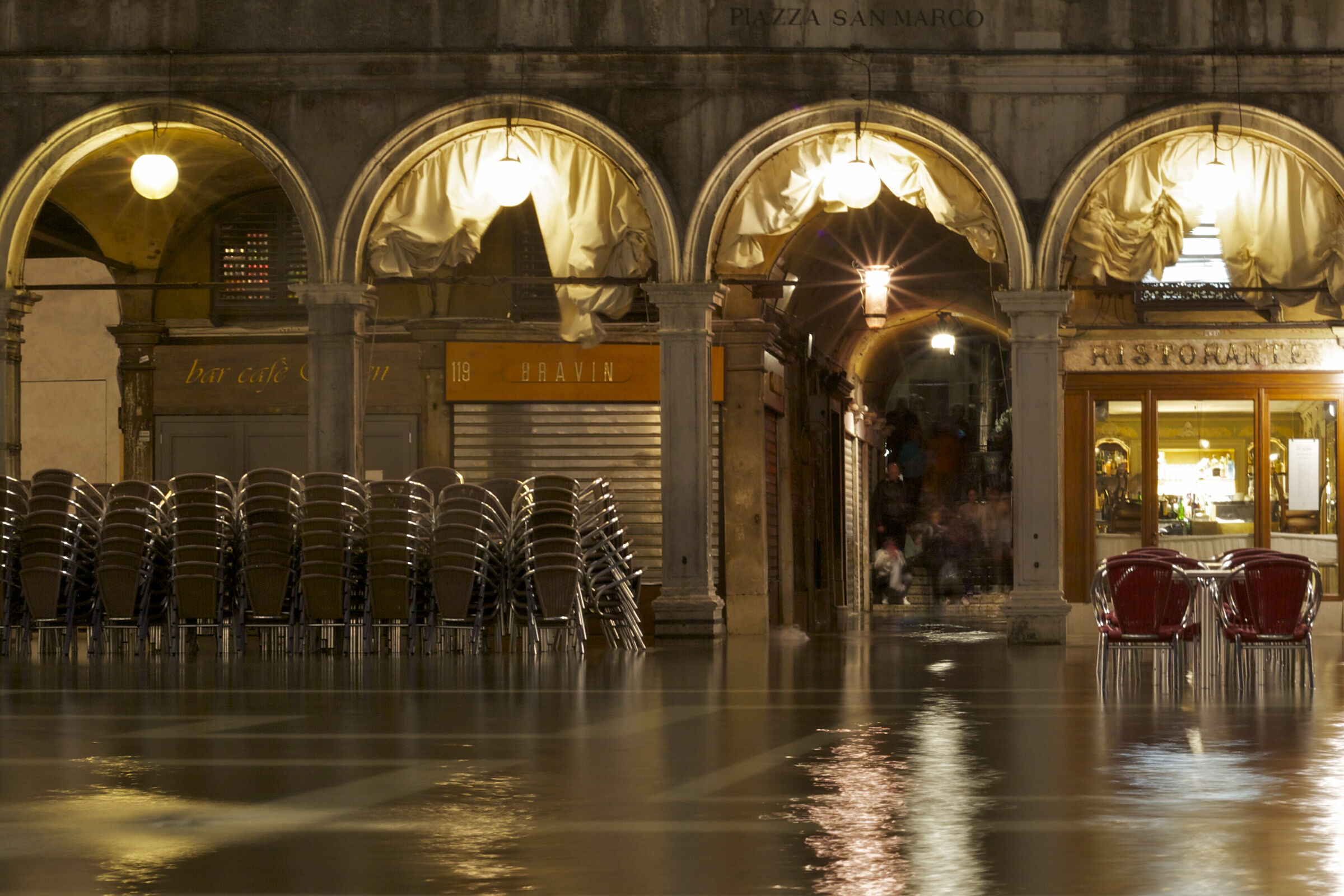 L'acqua alta in piazza San Marco