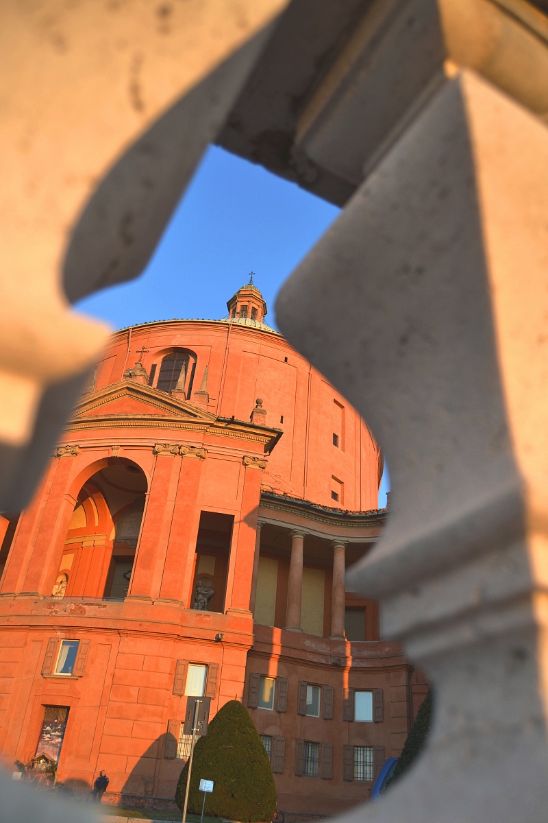 glimpse of San Luca