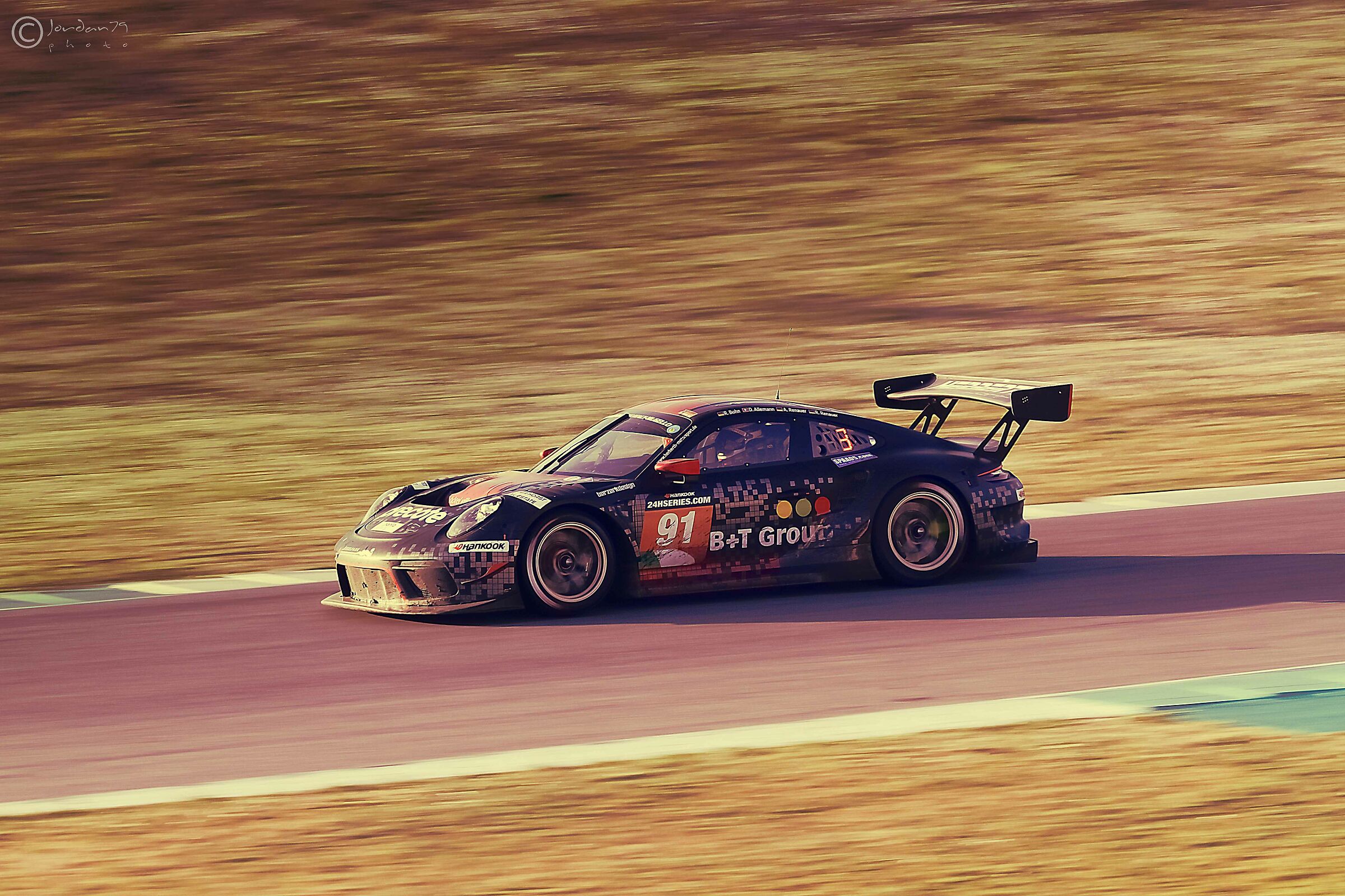 Porsche at sunset...