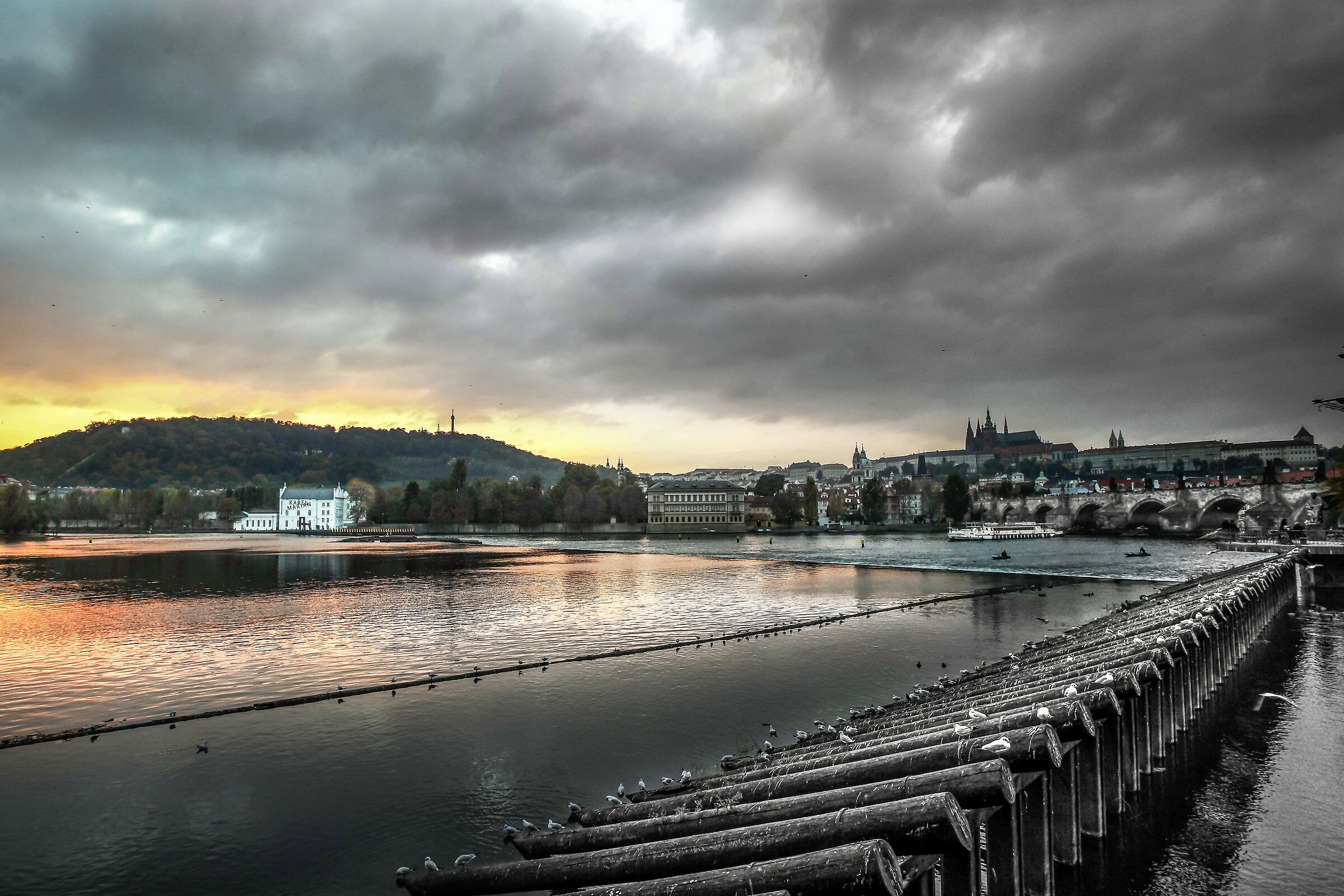 Un temporale su Praga