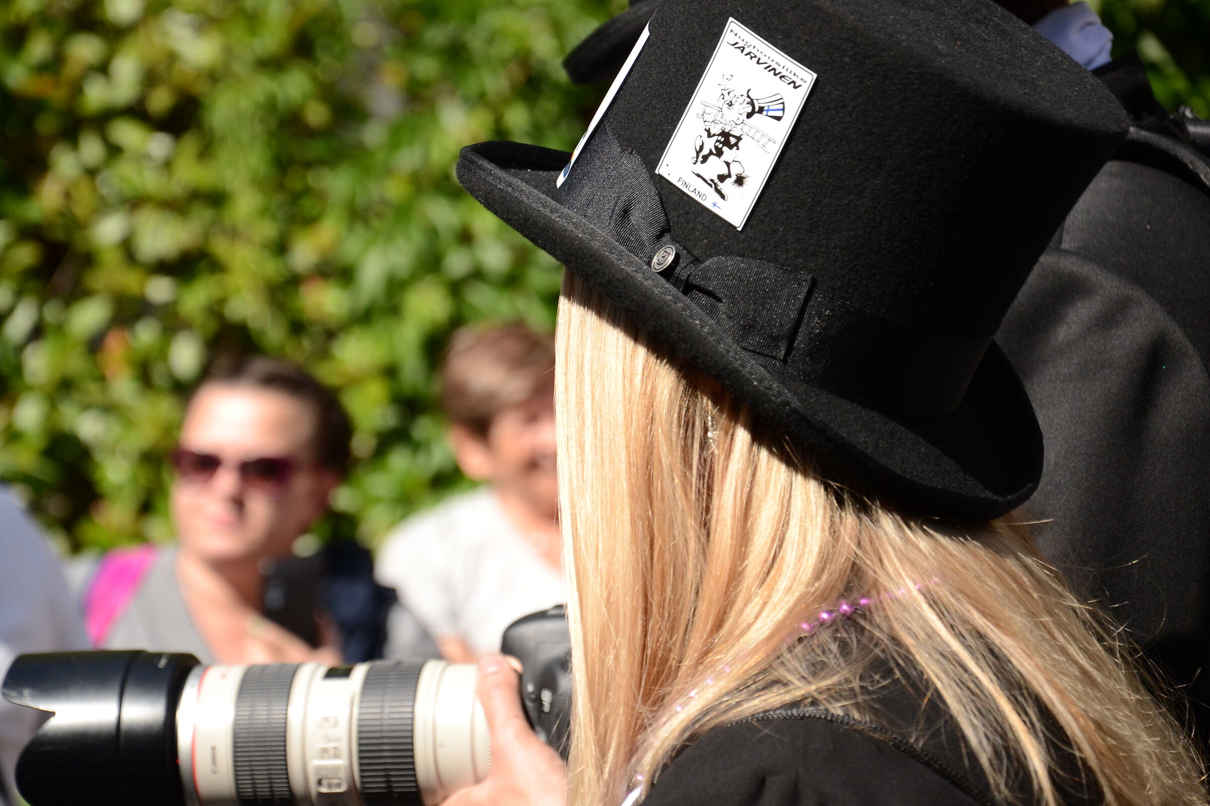 The photographed.... Photographer