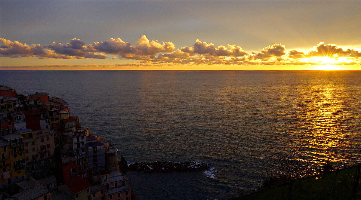 Last rays in Manarola