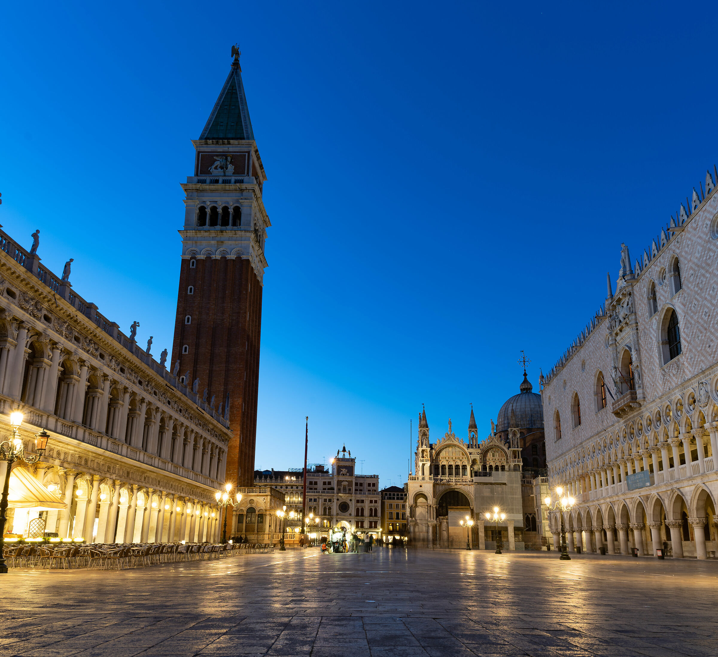 St. Mark's Square at night