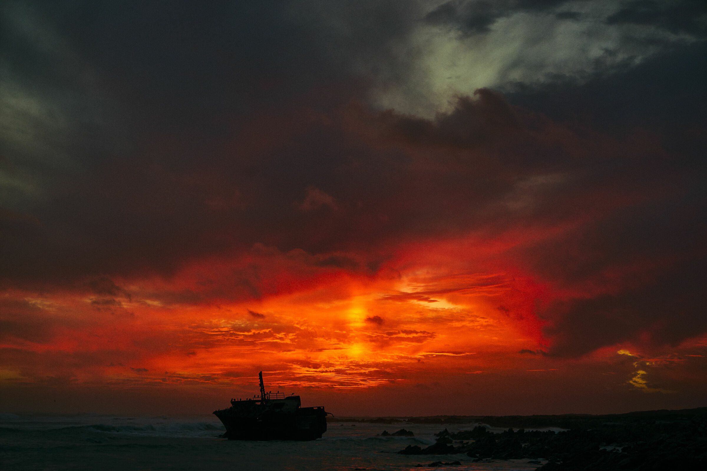 Wrecked Ship, Agulhas, Western Cape