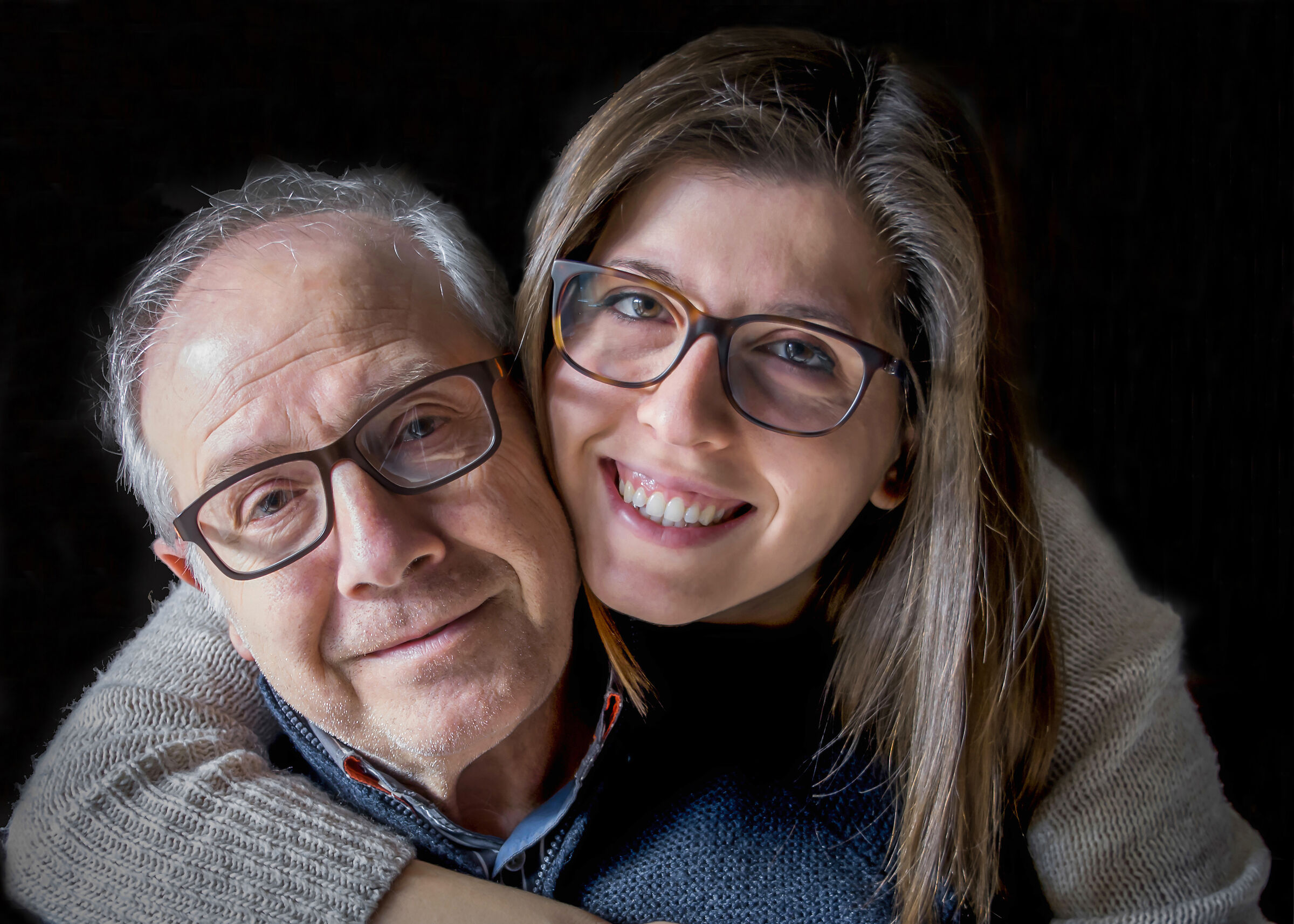 Self-Portrait with daughter