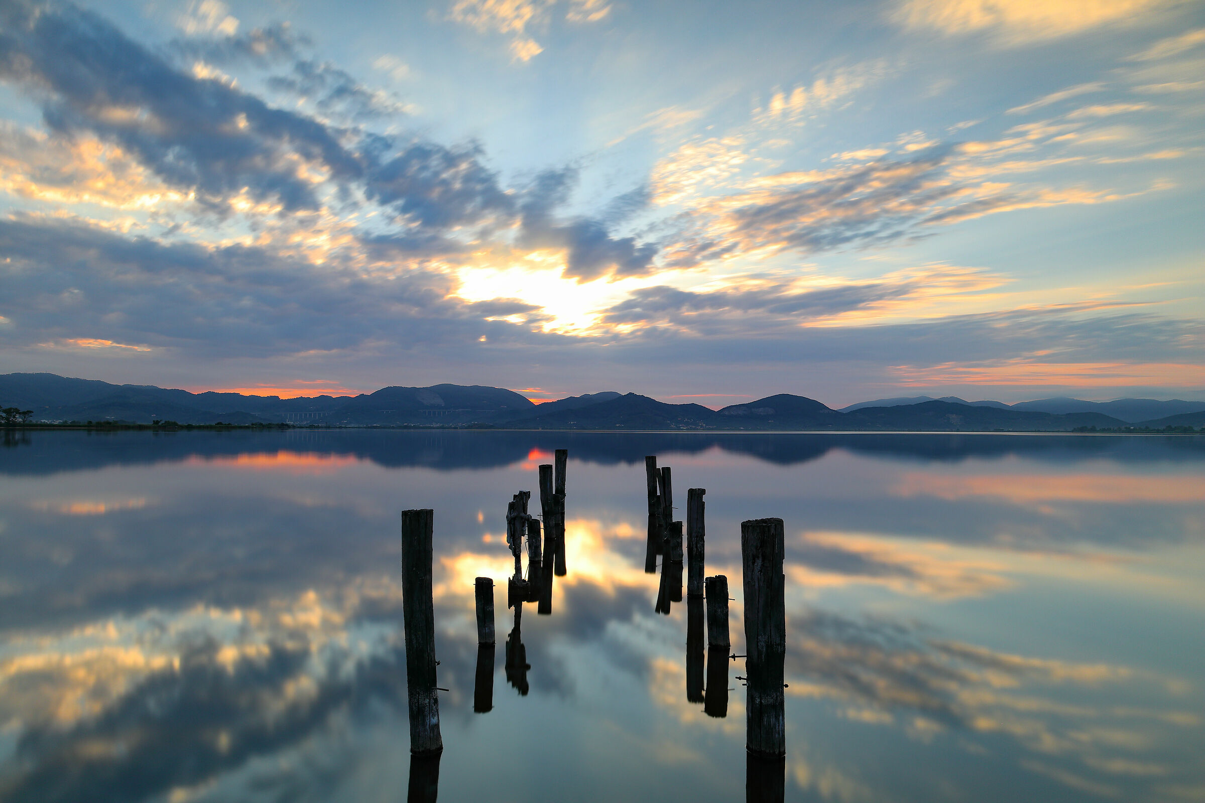 Sunrise at Lake Tower