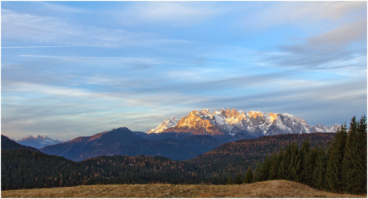 Sunrise on Marmarole Group