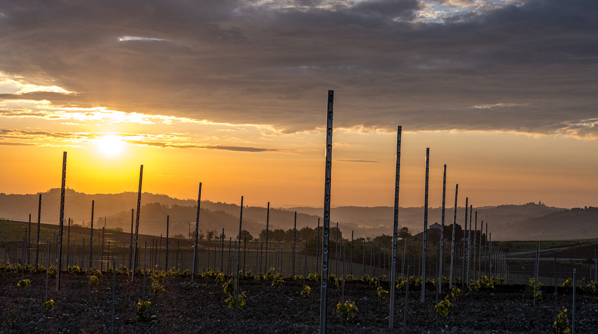 At attention, the sun comes!