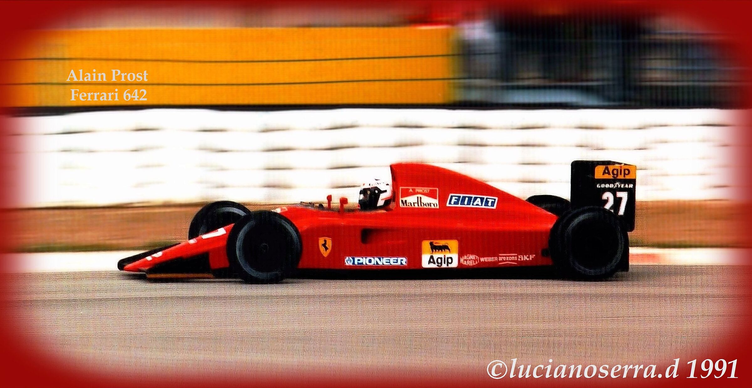 Alain Prost su Ferrari 642 - 1991