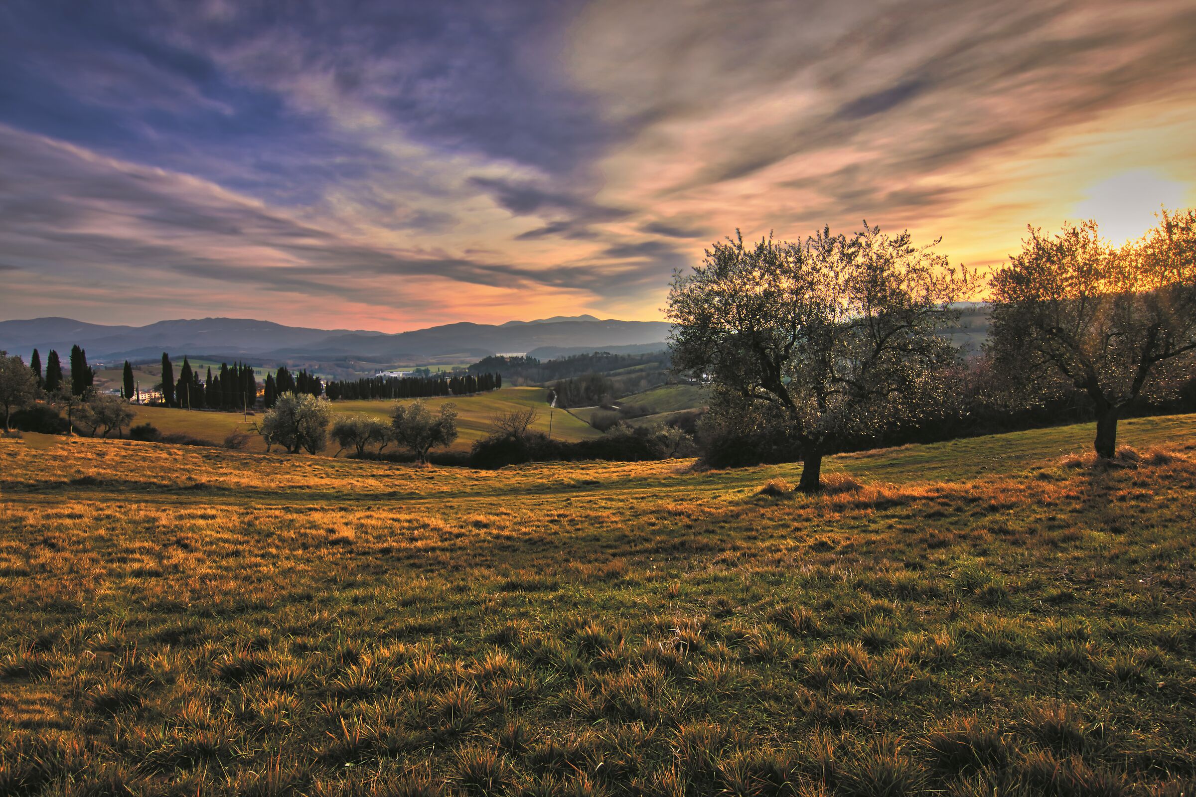 Tramonto velato