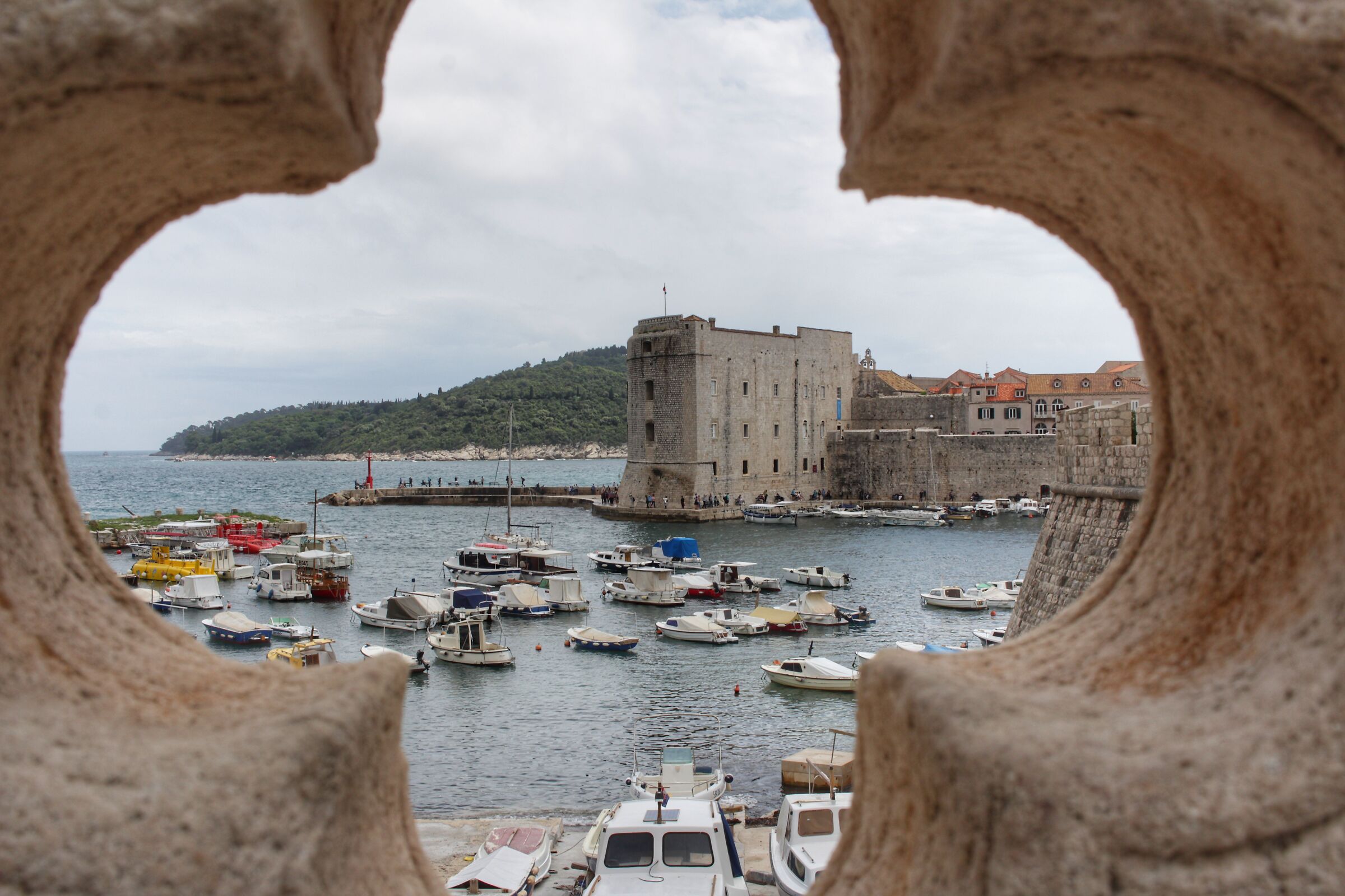 The fort of St. Ivana in Dubrovnik