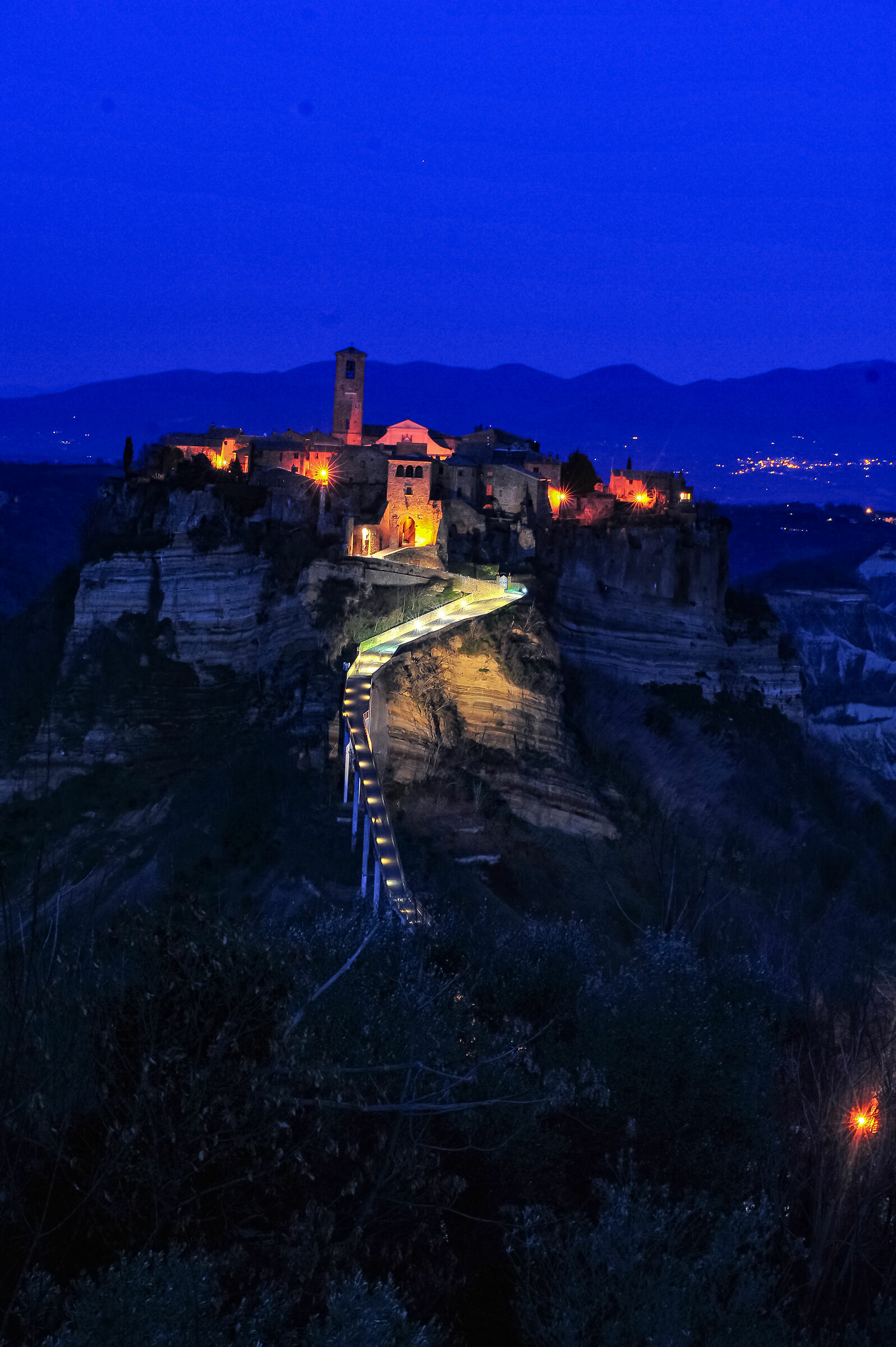 Civita of Bagnoreggio now Blue