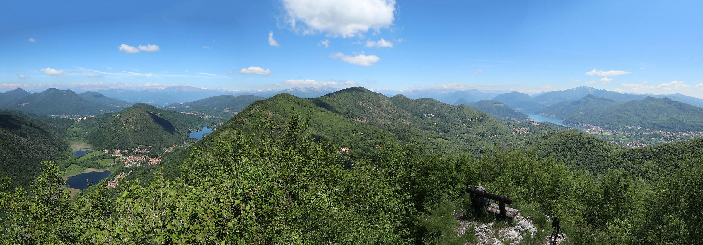 Prealpi di Varese dal Monte Poncione