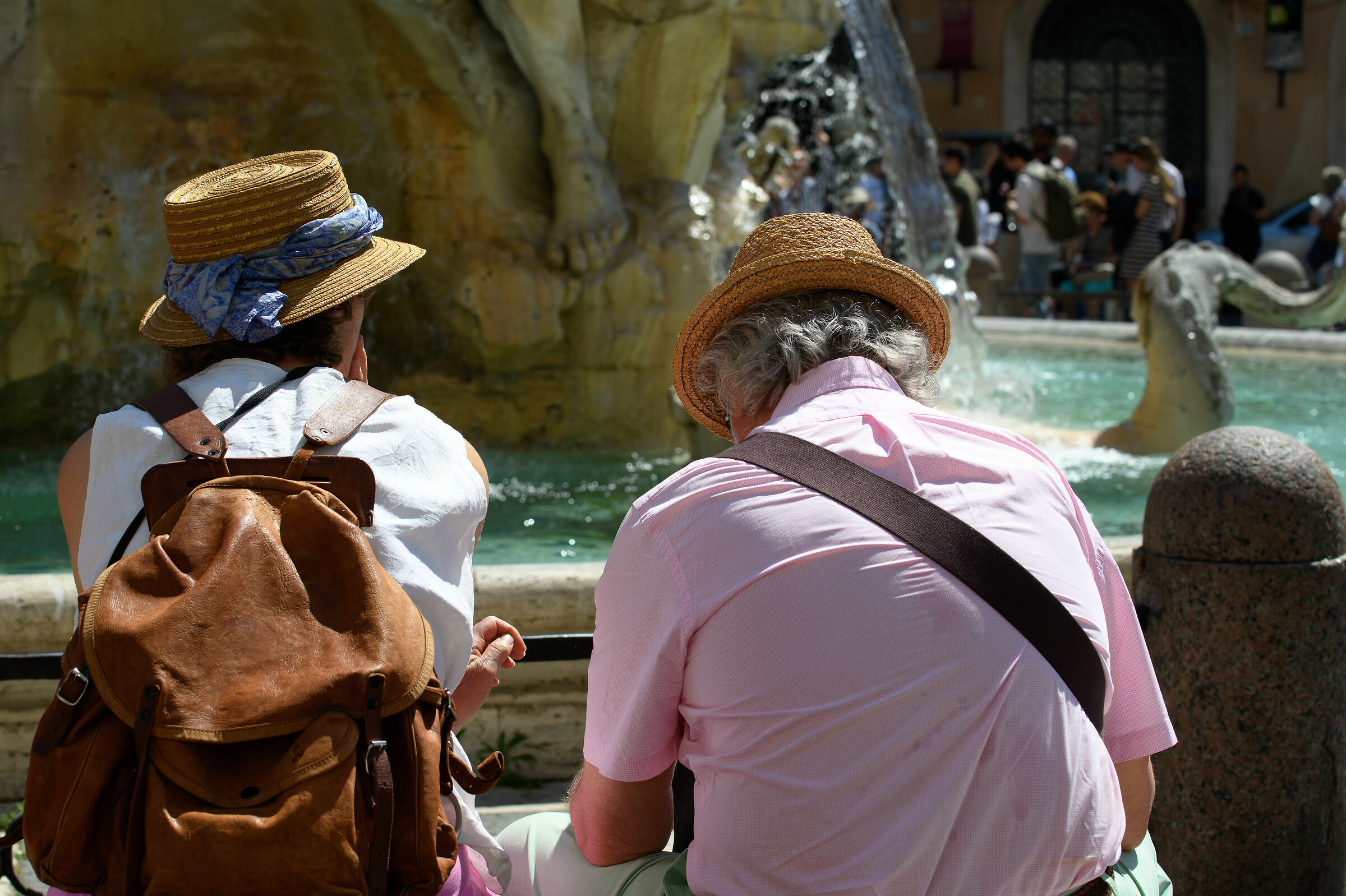 Roma-Turisti a piazza Navona