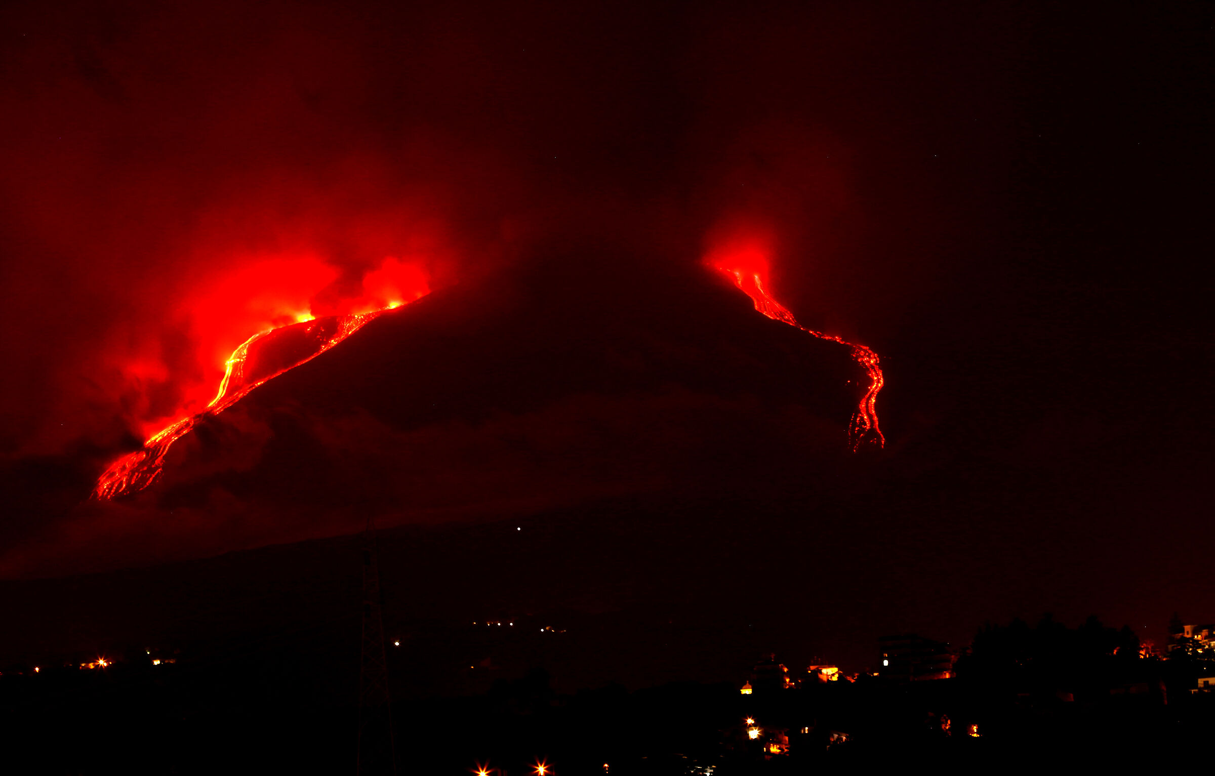 Eruzione Etna.