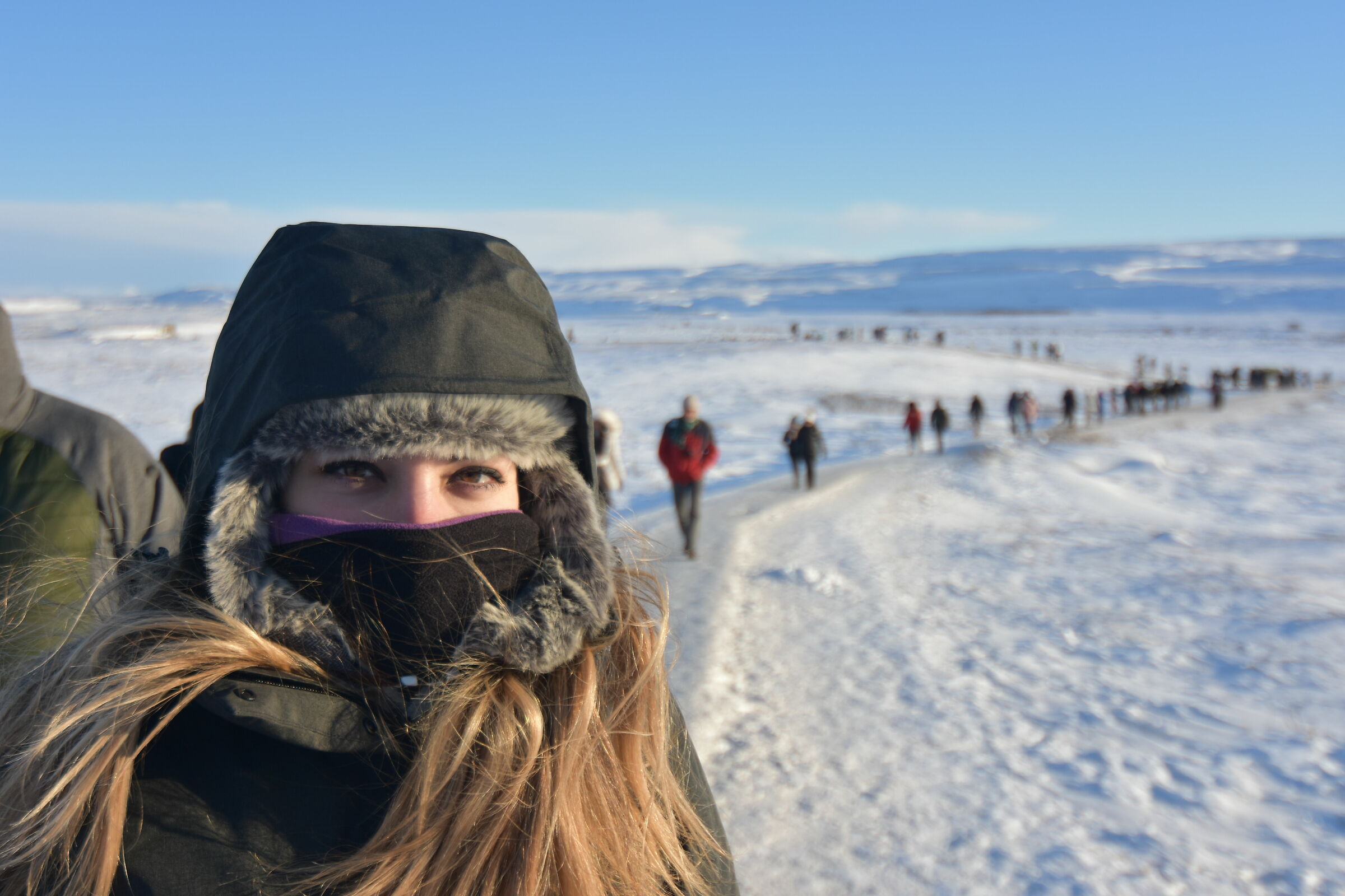 La strada per Gullfoss