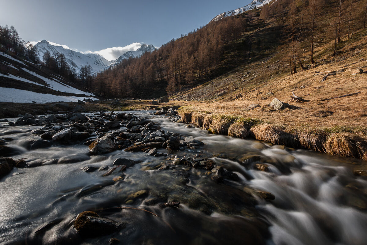 The waters of the great Saint Bernard...