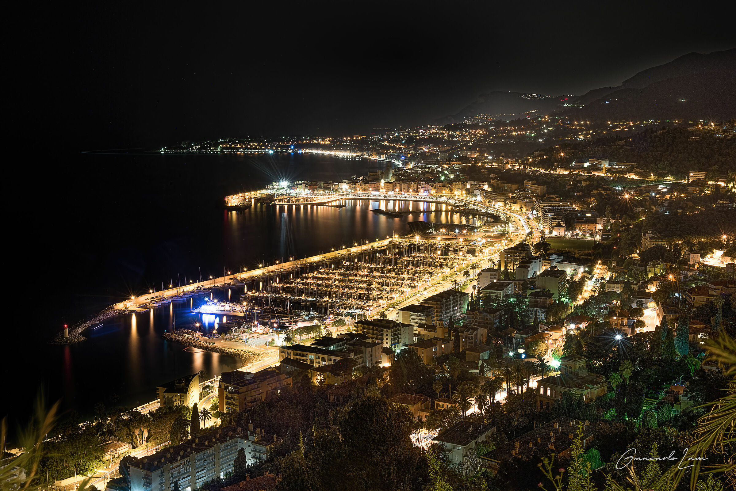 Lights in the night - Menton