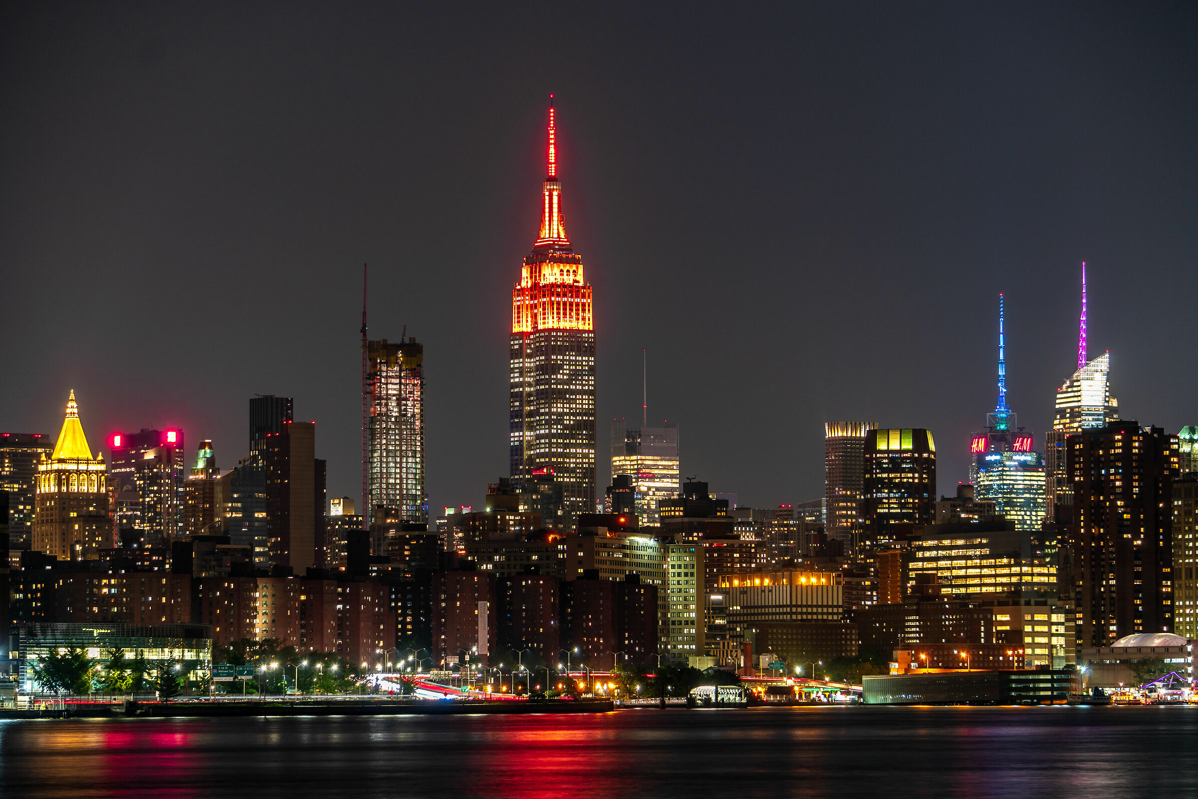 Empire State Building from East River State Park