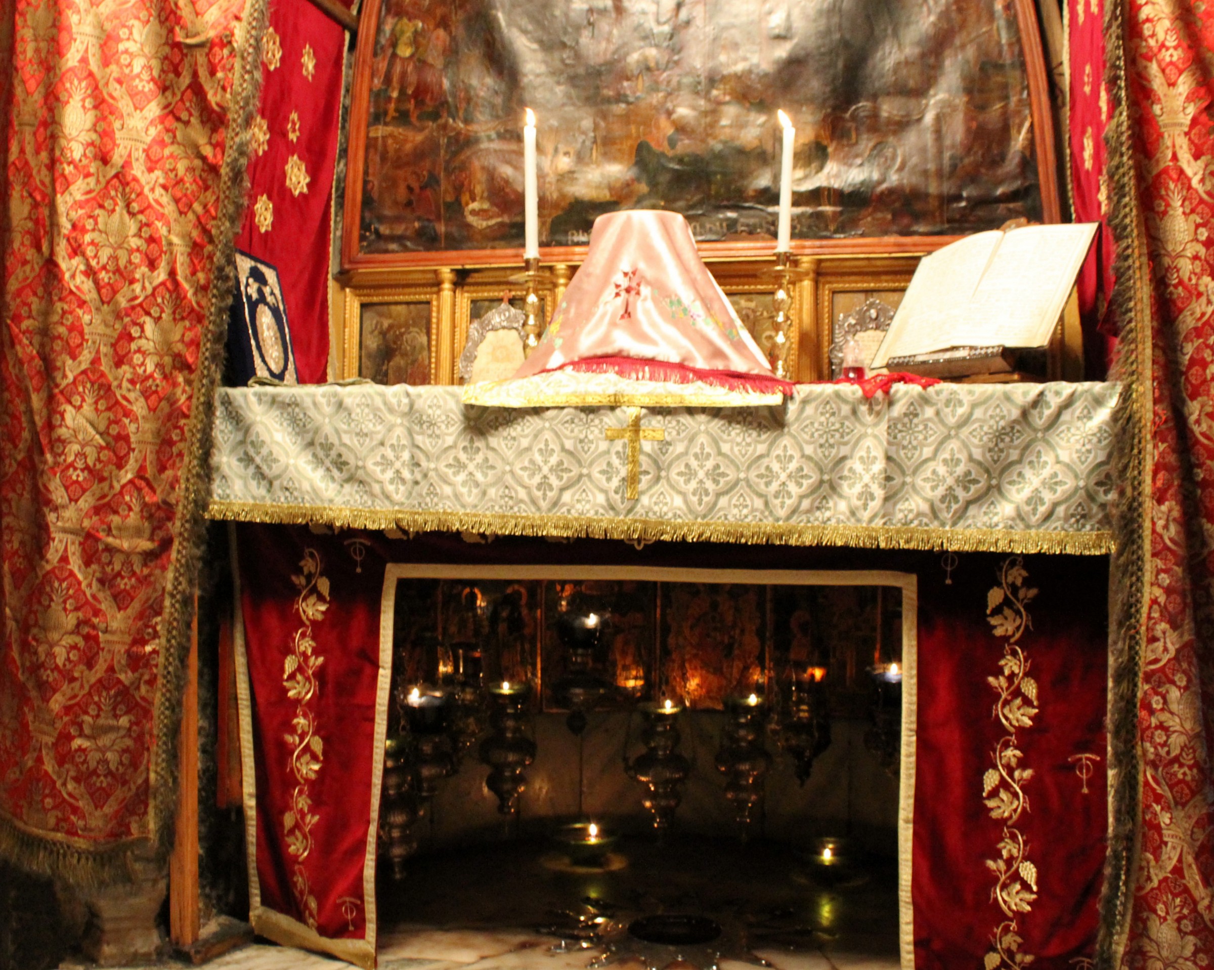 Grotta  dove e' nato  Gesu'