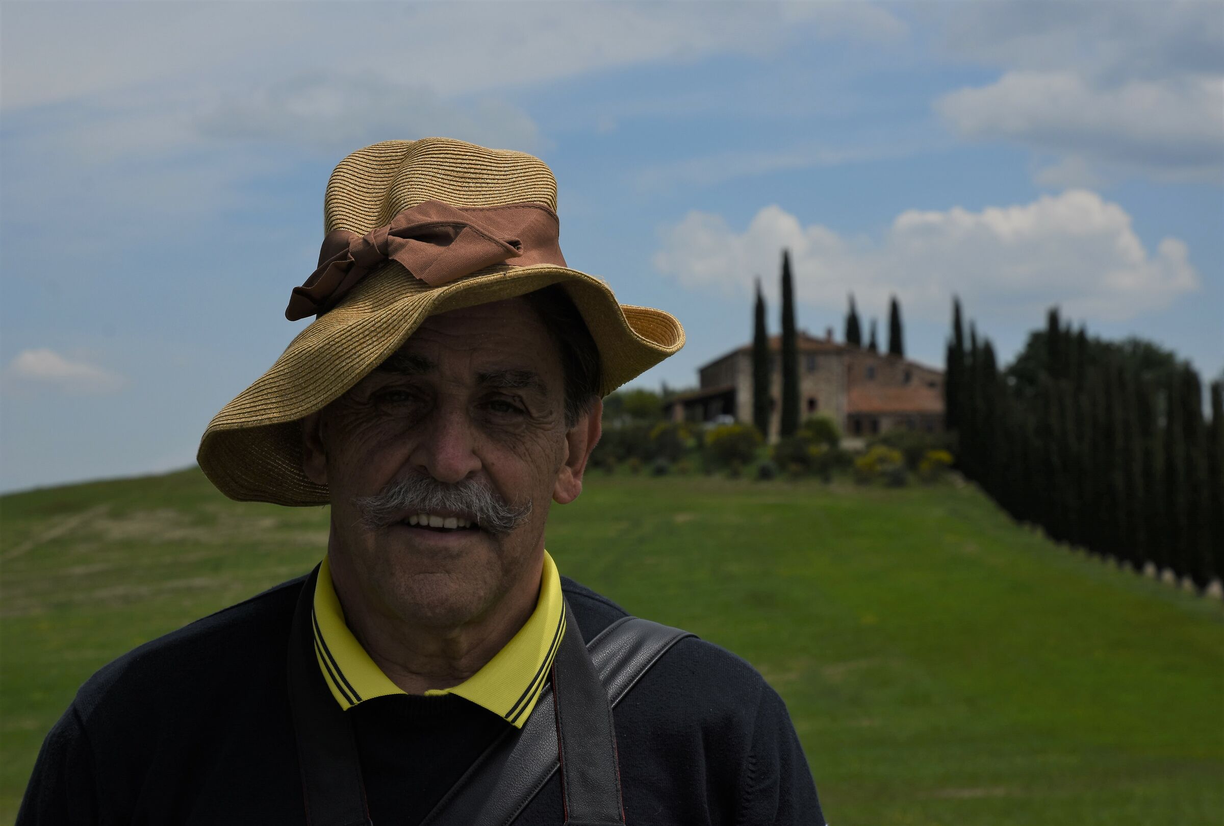 Lo spaventapasseri  della Val d' Orcia