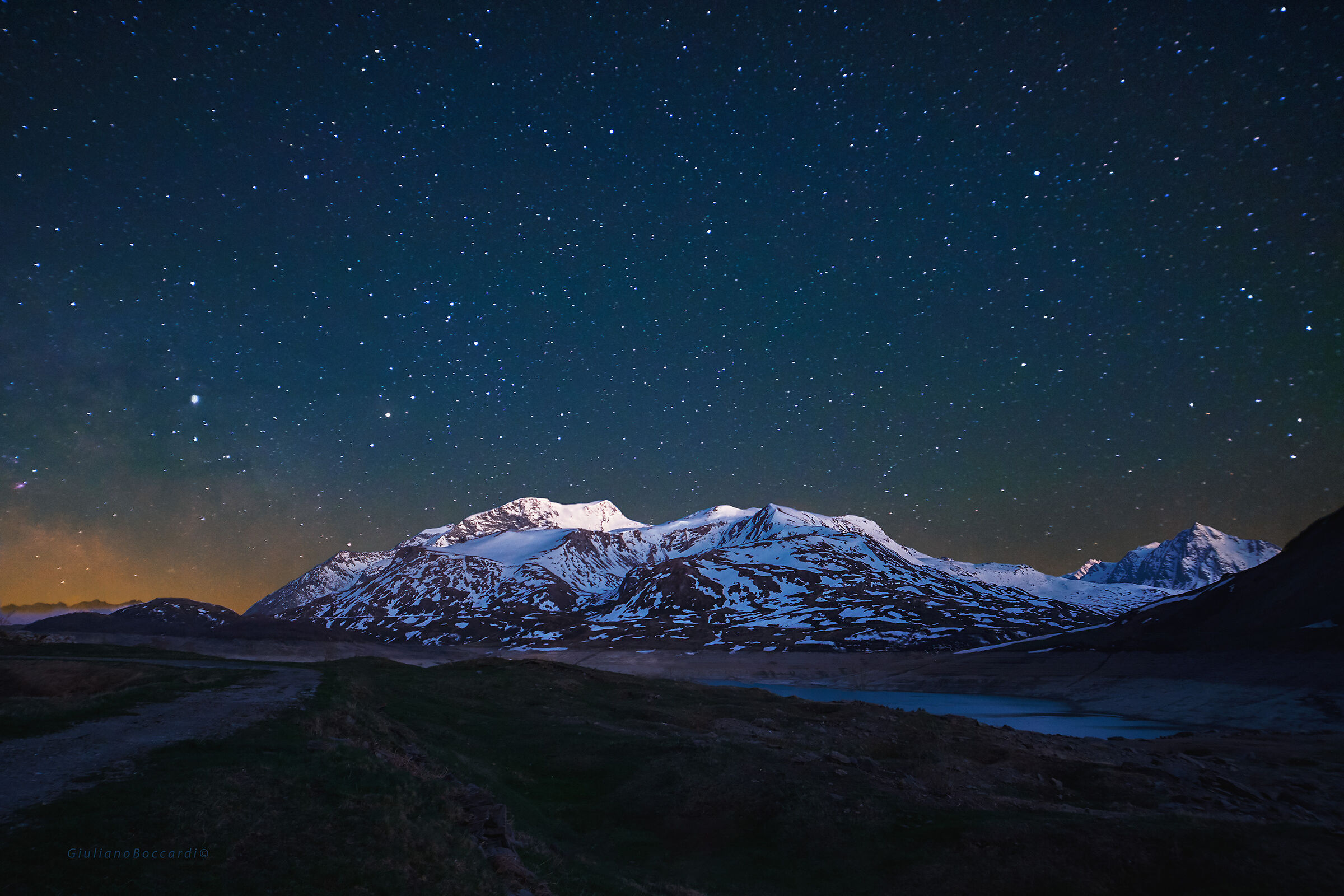 A spring night at Moncenisio