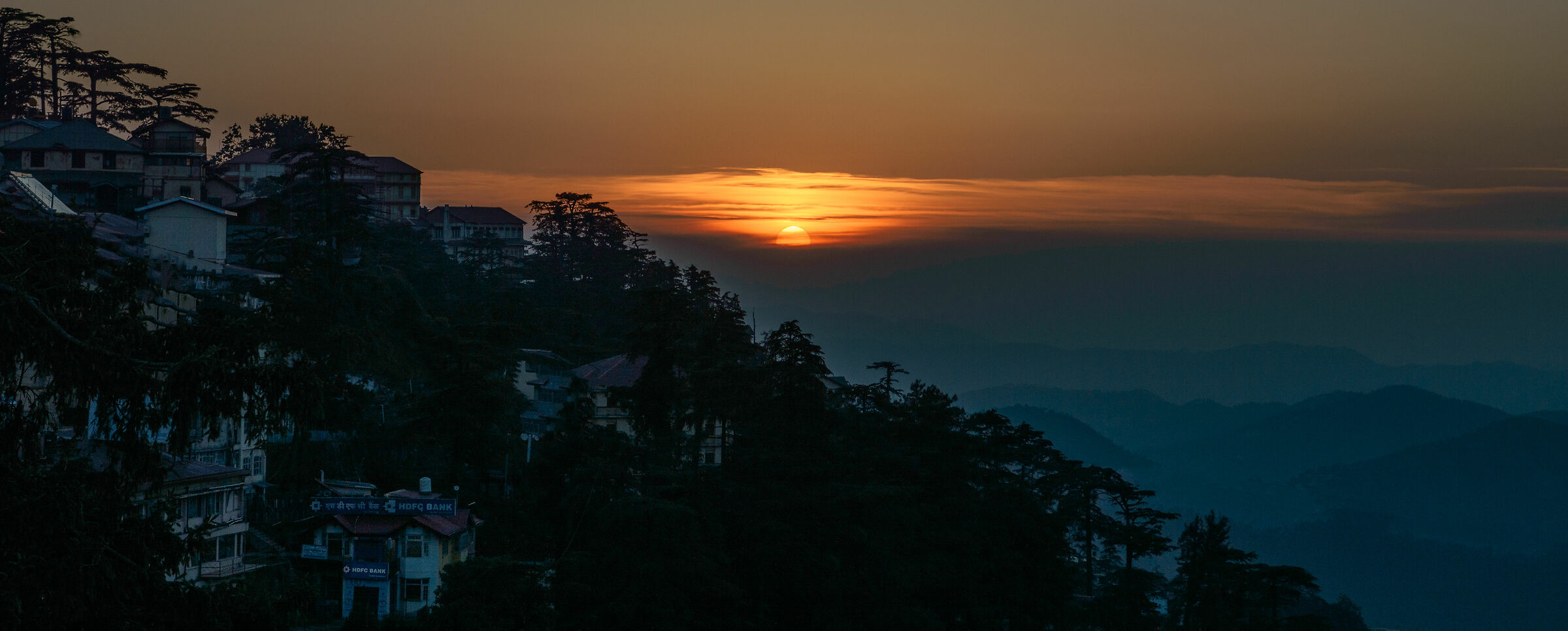 Tramonto a Shimla