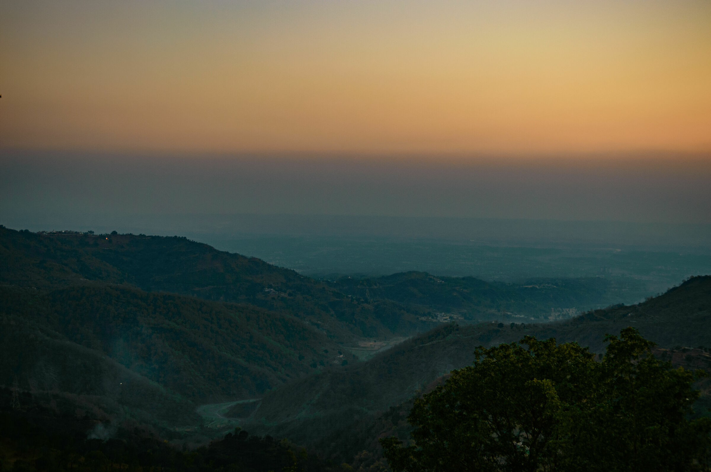 Le grandi pianure del Punjab dalle colline himalayane