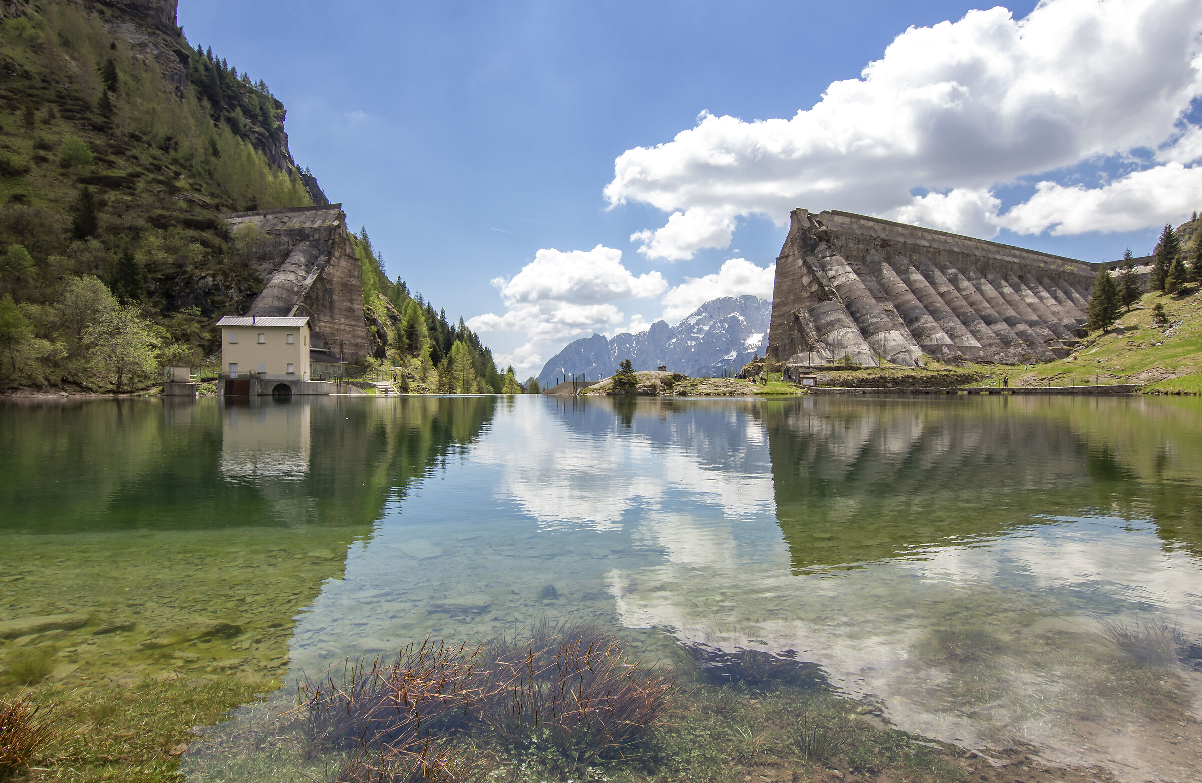 The Lake of Gleno Dam