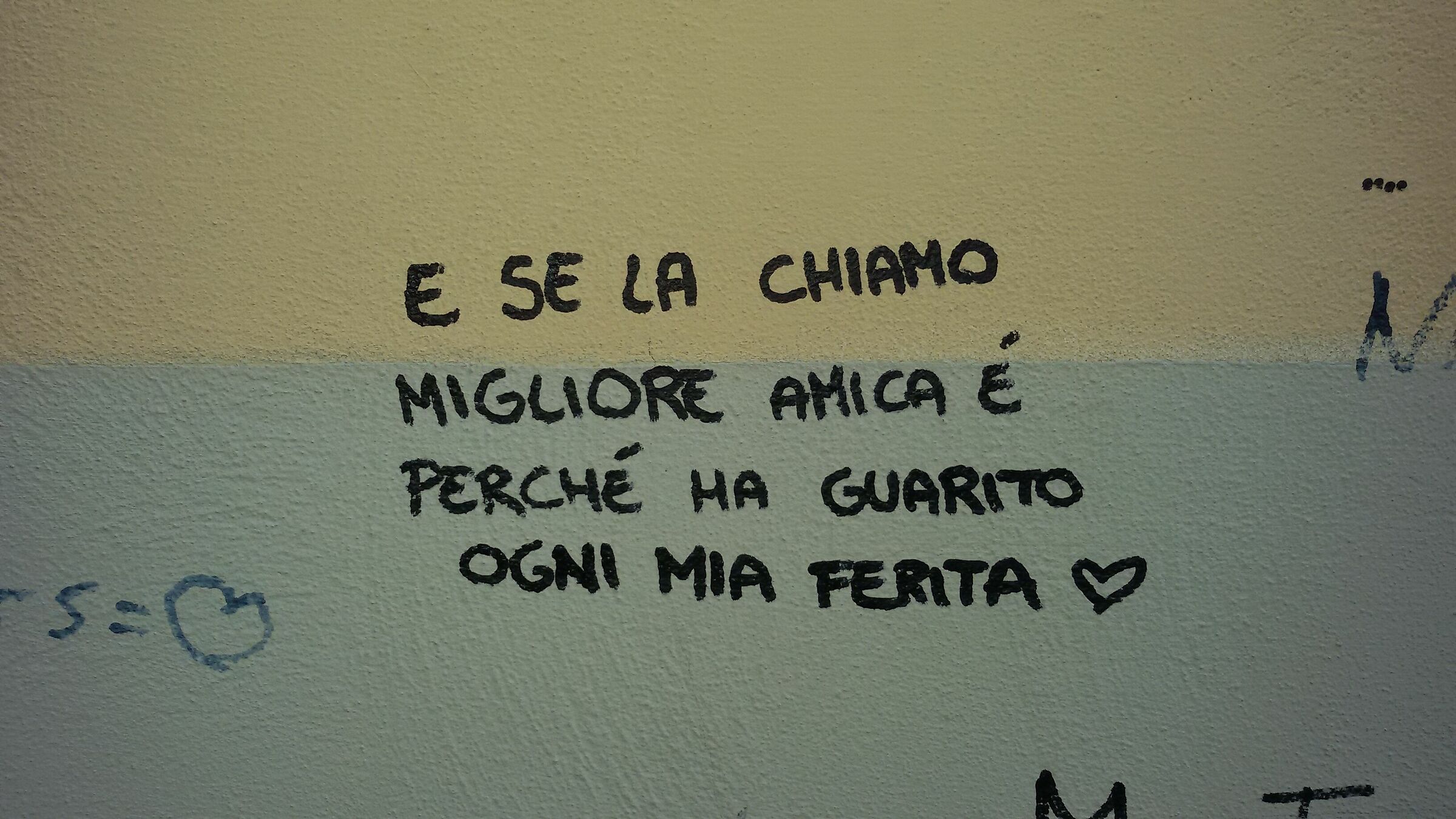 The friend and the wound