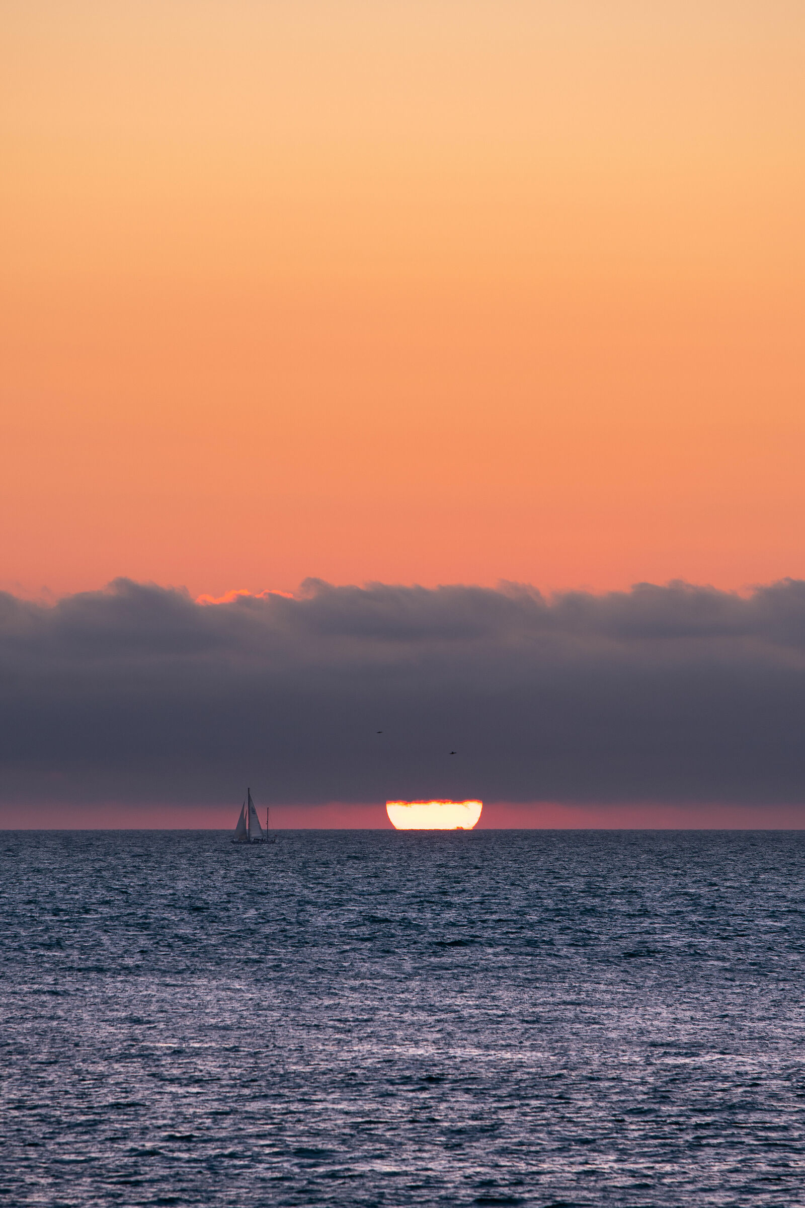 Coucher du soleil En Normandie