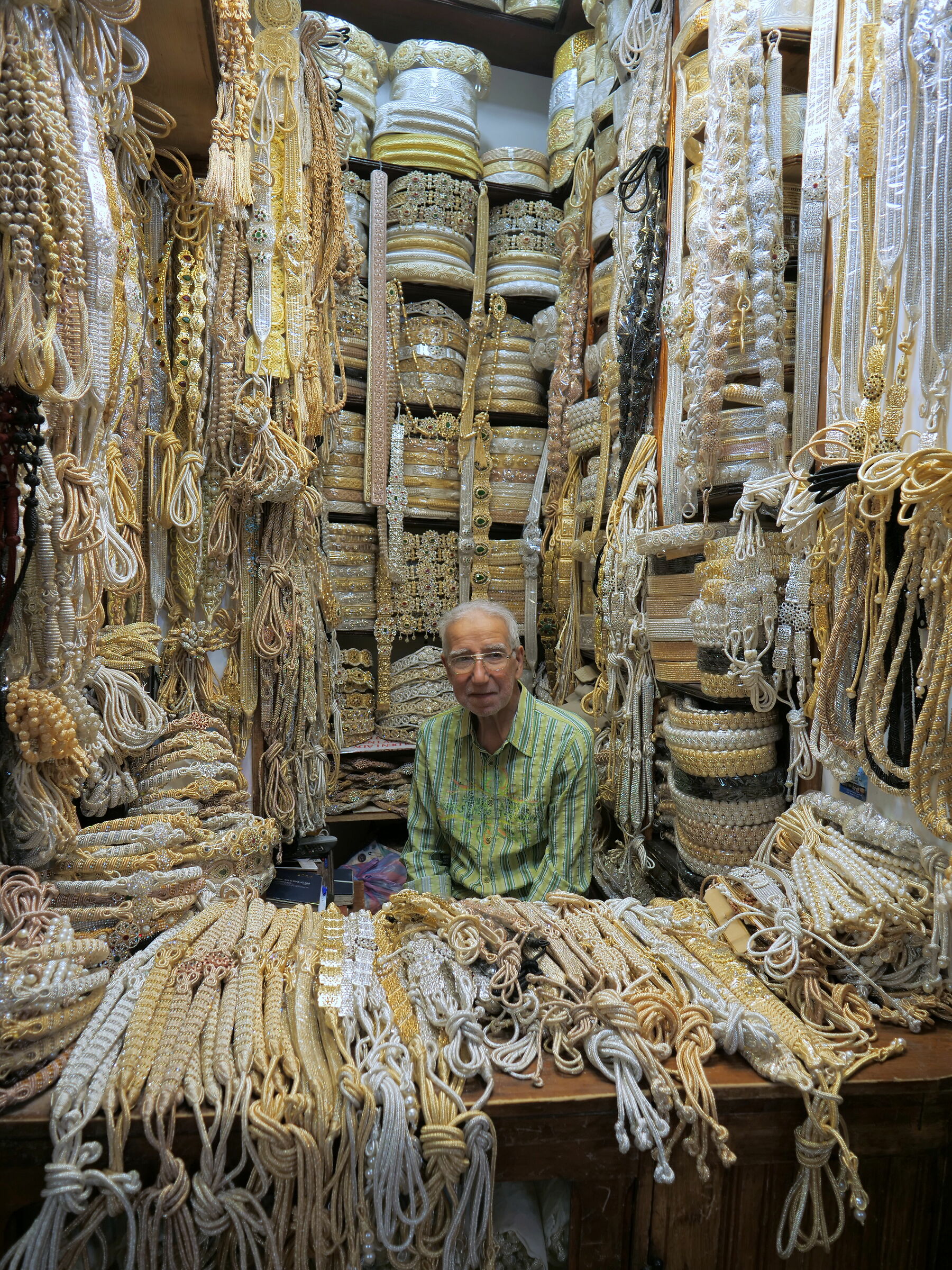 The seller of ornamental ropes