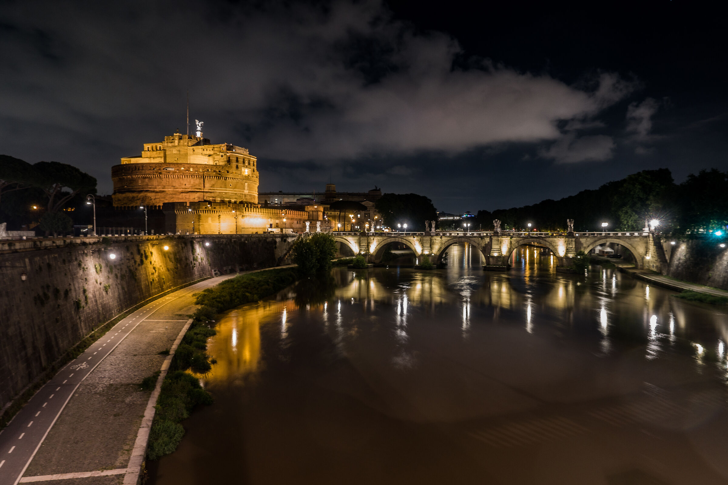Castel Sant'Angelo dal ponte Vittorio Emanuele II