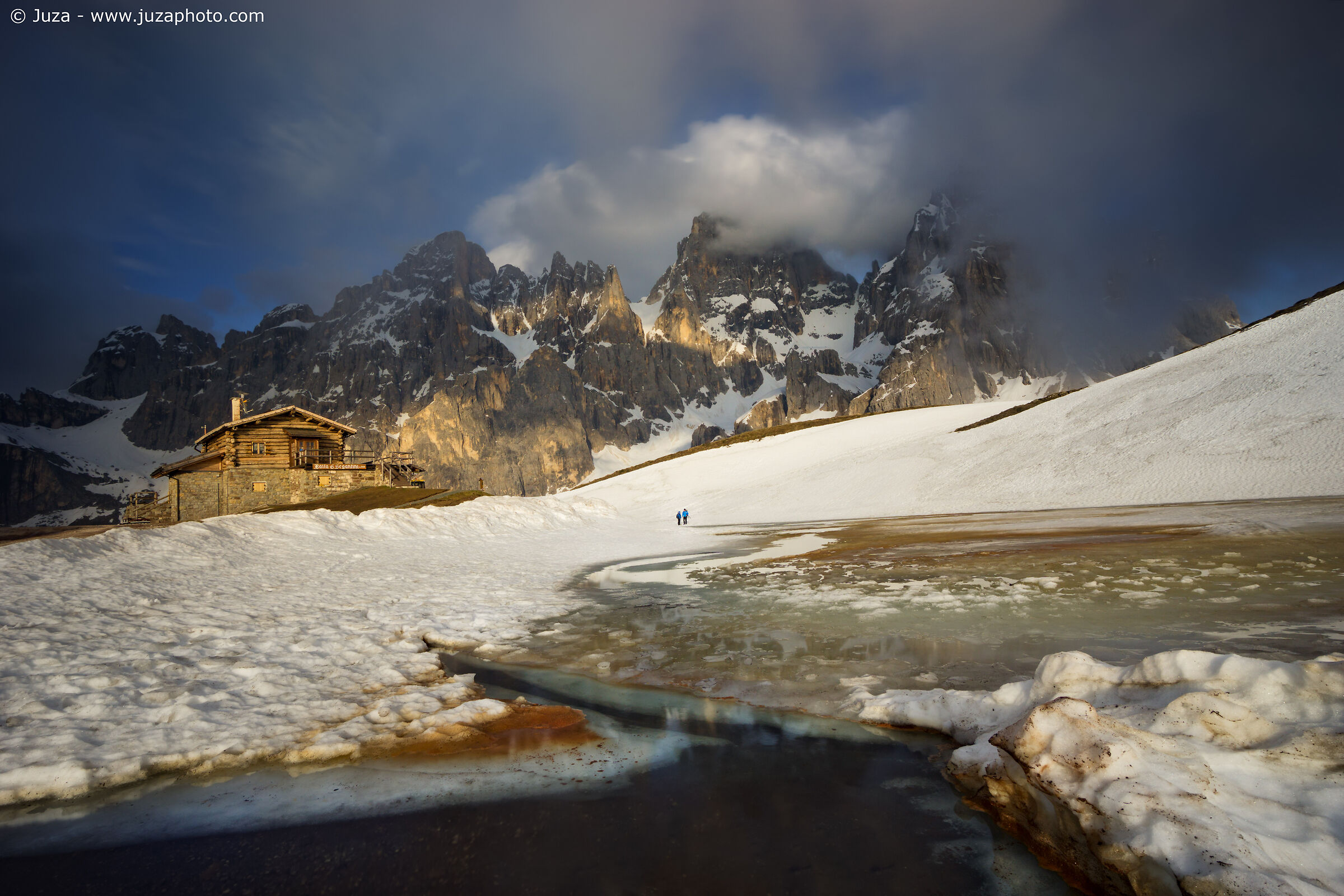 Il disgelo alla Baita Segantini
