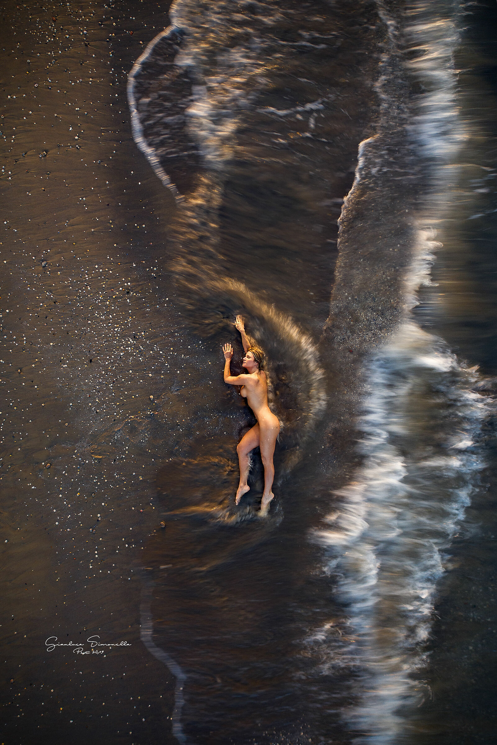 The Caress of the sea...